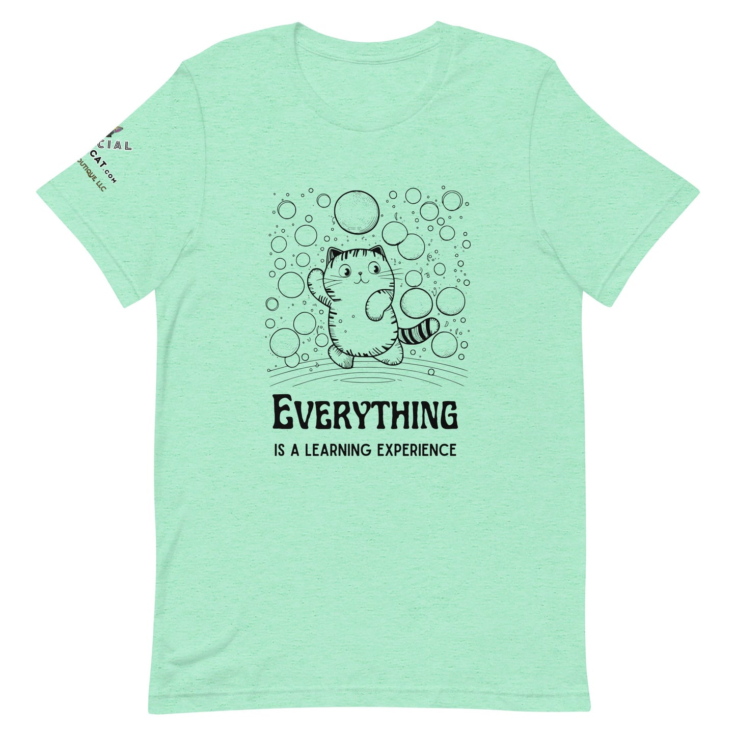 Everything is a Learning Experience Unisex Tee - My Social Cat Bonafide Boutique LLCEverything is a Learning Experience Unisex TeeT - shirtMy Social Cat Bonafide Boutique LLCHeather MintSeverythingexperience