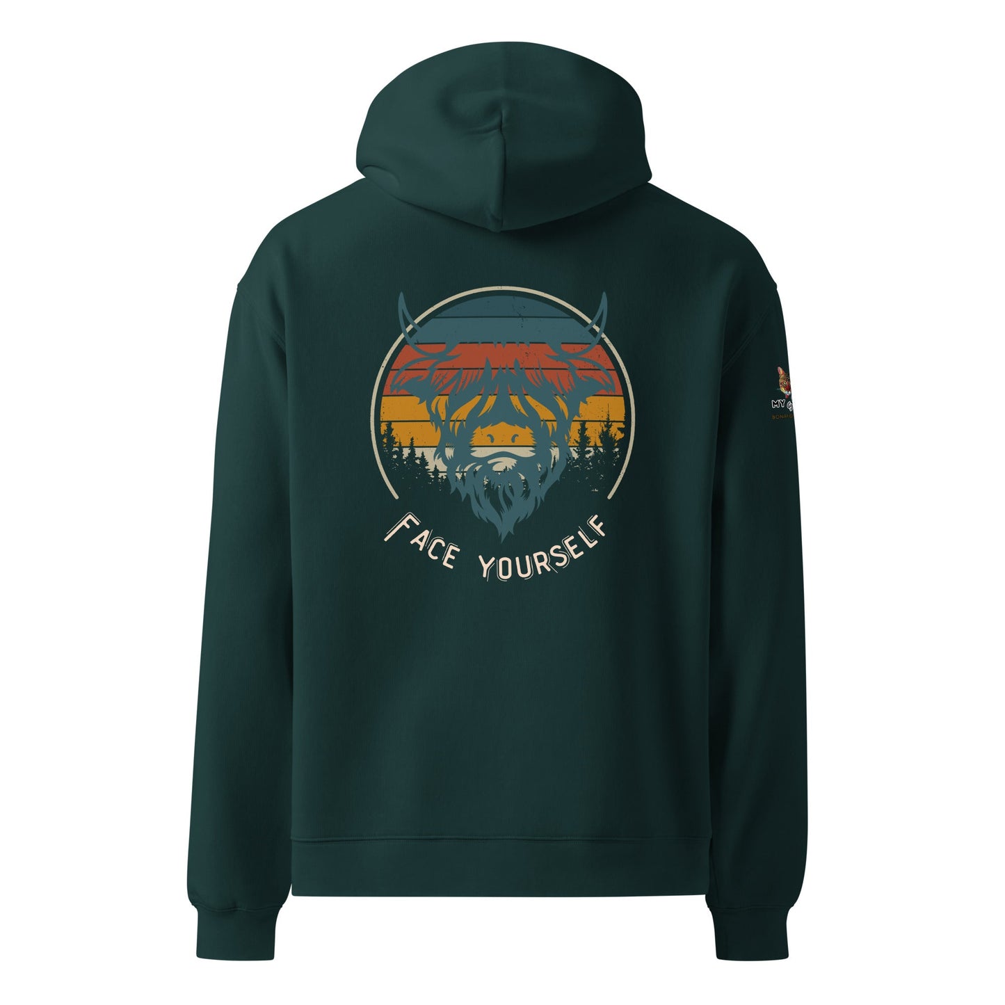 Face the Storm Unisex Plush Hoodie - My Social Cat Bonafide Boutique LLCFace the Storm Unisex Plush HoodieHooded sweatshirtMy Social Cat Bonafide Boutique LLCPine GreenSbuffaloface