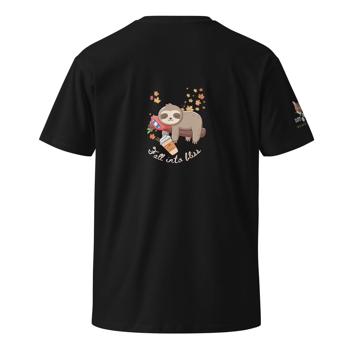 Fall into Bliss Unisex Premium Tee - My Social Cat Bonafide Boutique LLCFall into Bliss Unisex Premium TeeT-shirtMy Social Cat Bonafide Boutique LLCBlackS