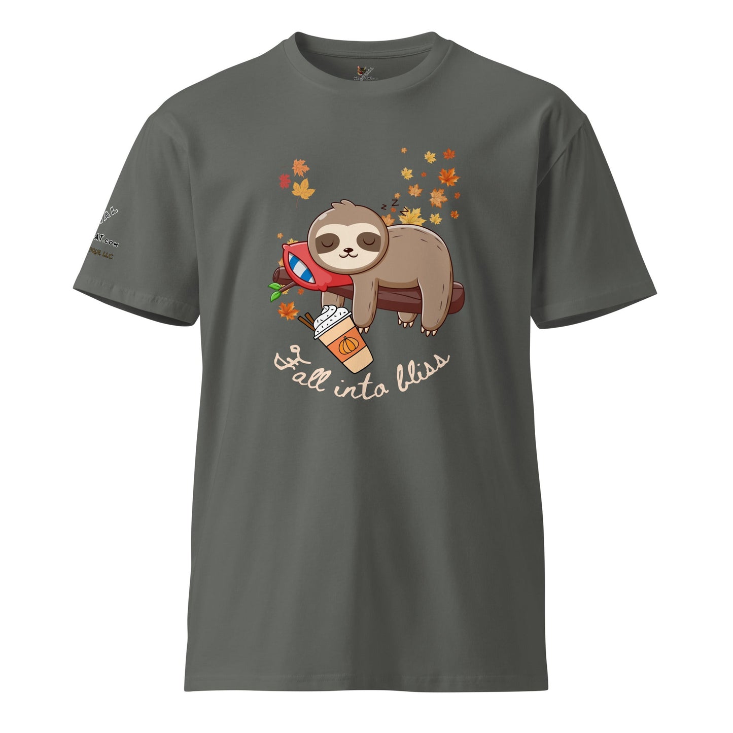 Fall into Bliss Unisex Premium Tee - My Social Cat Bonafide Boutique LLCFall into Bliss Unisex Premium TeeT-shirtMy Social Cat Bonafide Boutique LLCCharcoalS