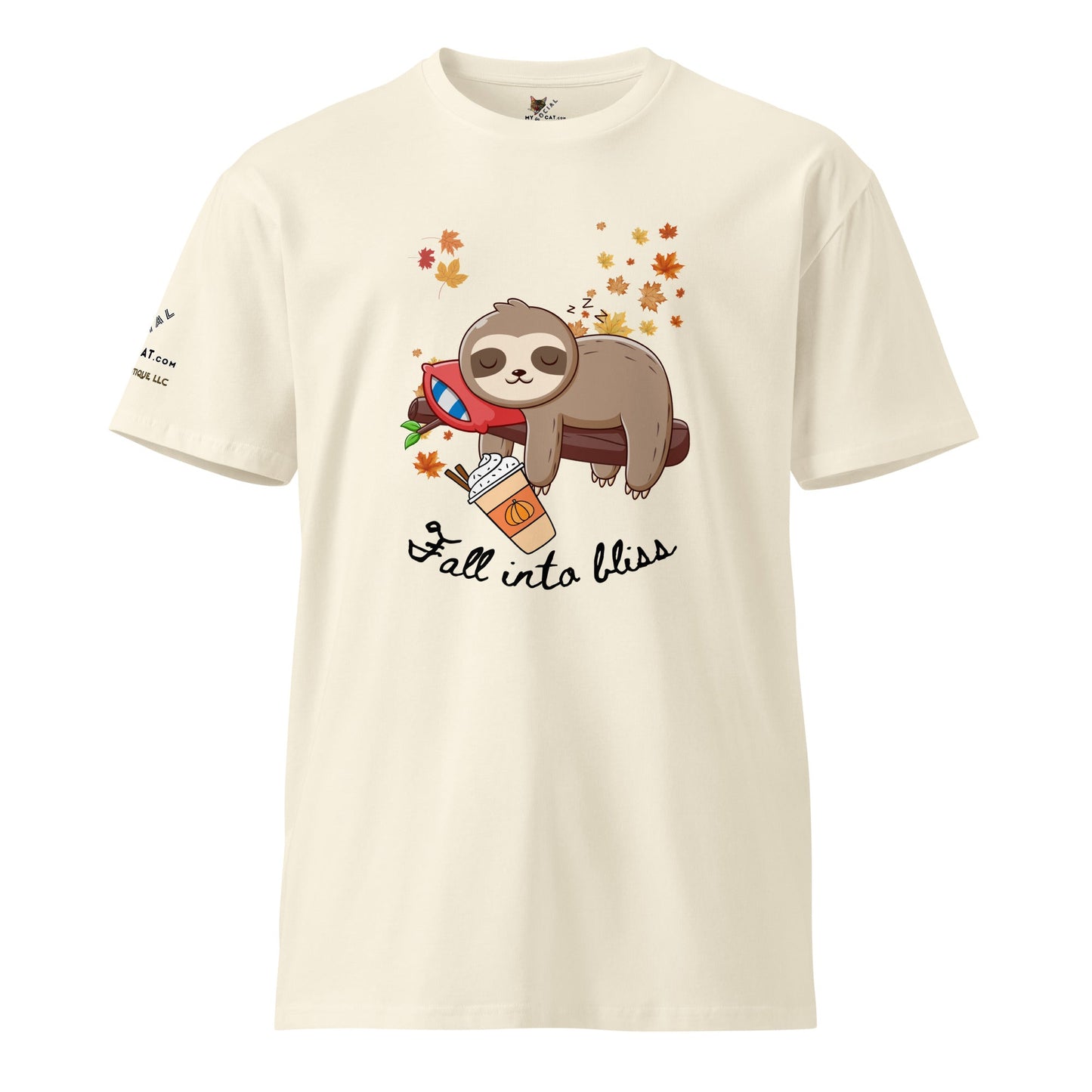 Fall into Bliss Unisex Premium Tee - My Social Cat Bonafide Boutique LLCFall into Bliss Unisex Premium TeeT-shirtMy Social Cat Bonafide Boutique LLCNaturalS
