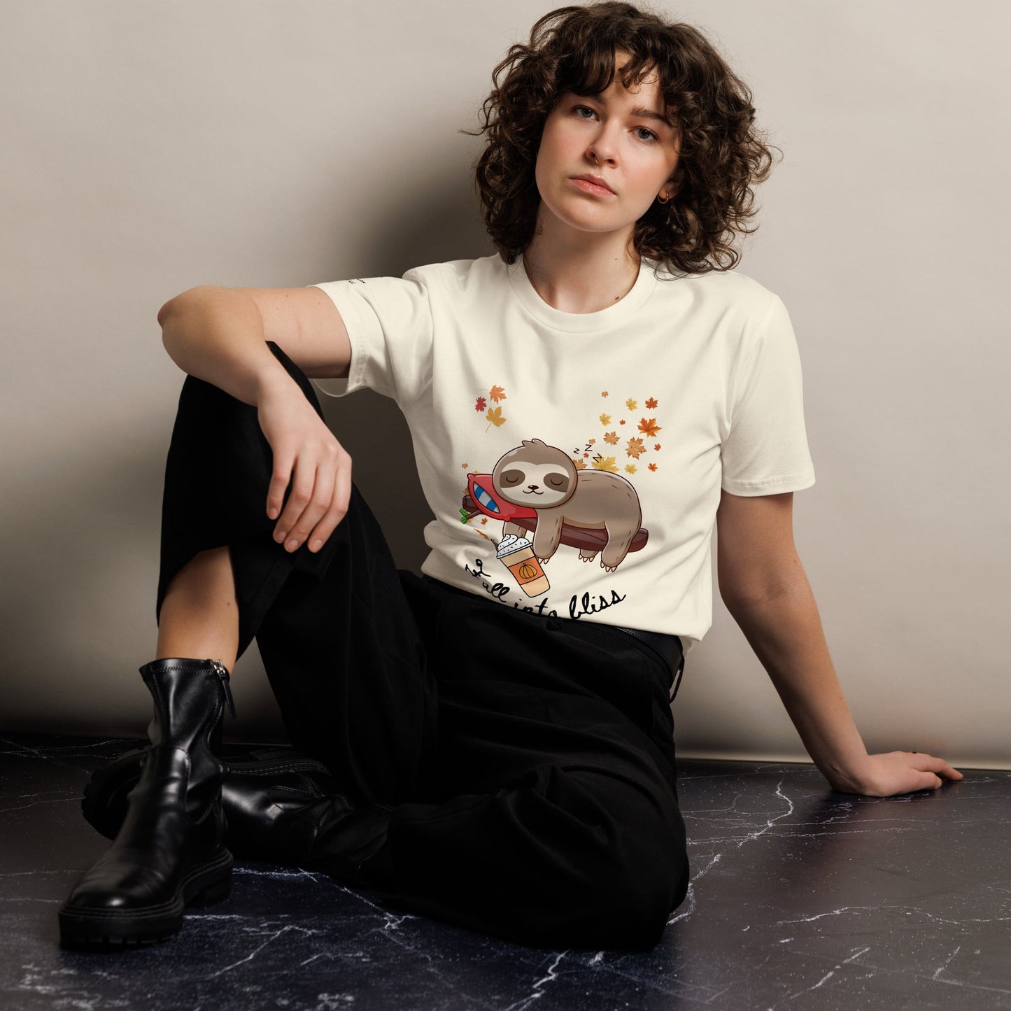 Fall into Bliss Unisex Premium Tee - My Social Cat Bonafide Boutique LLCFall into Bliss Unisex Premium TeeT-shirtMy Social Cat Bonafide Boutique LLCNaturalS