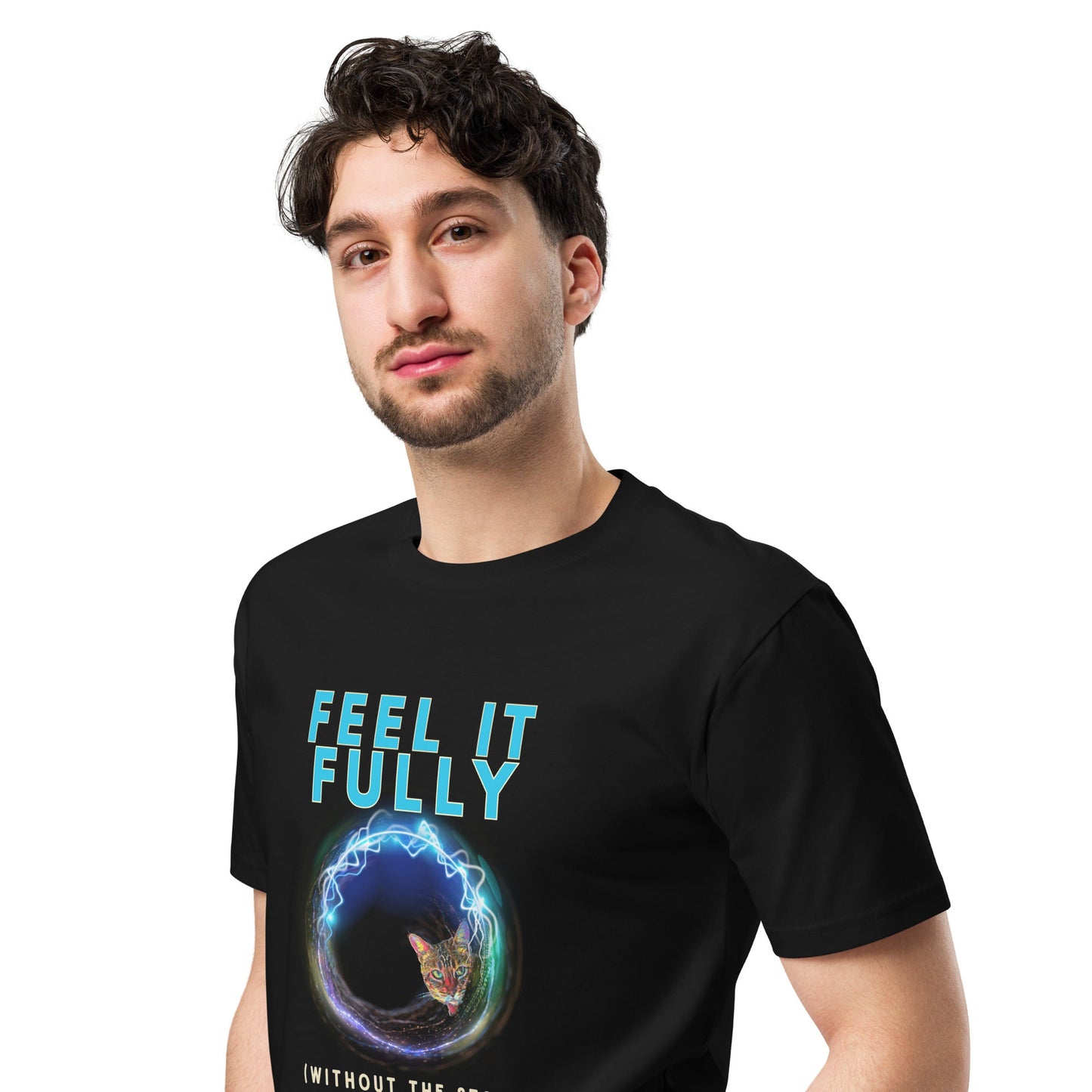 Feel It Fully Unisex Premium Tee - My Social Cat Bonafide Boutique LLCFeel It Fully Unisex Premium TeeT-shirtMy Social Cat Bonafide Boutique LLCSfeelfully