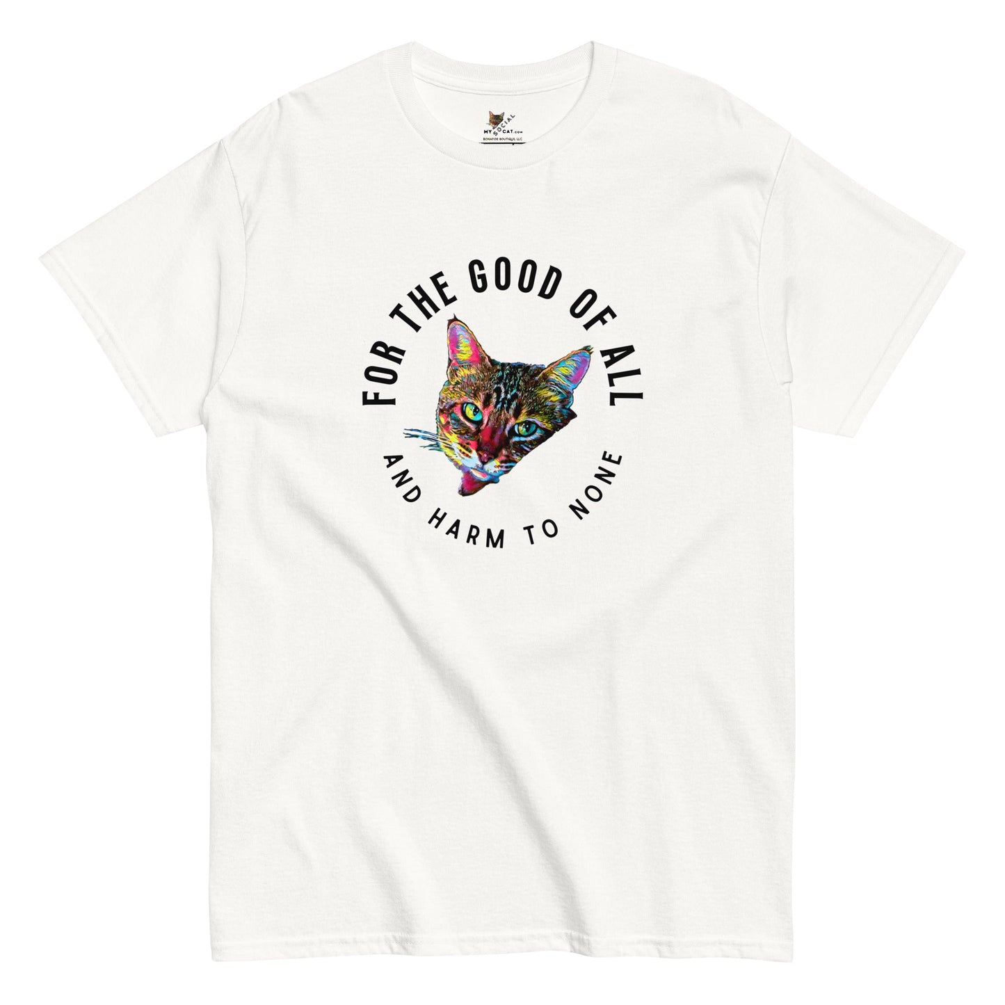 For the Good of All Unisex Classic Tee - My Social Cat Bonafide Boutique LLCFor the Good of All Unisex Classic TeeT-shirtMy Social Cat Bonafide Boutique LLCWhiteSallcat