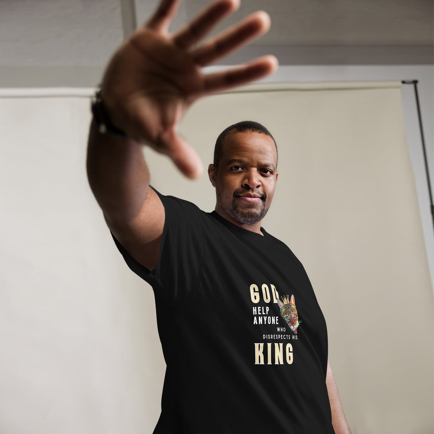 God Help Anyone Who Disrespects His King Unisex Classic Tee - My Social Cat Bonafide Boutique LLCGod Help Anyone Who Disrespects His King Unisex Classic TeeT-shirtMy Social Cat Bonafide Boutique LLCBlackScatgod