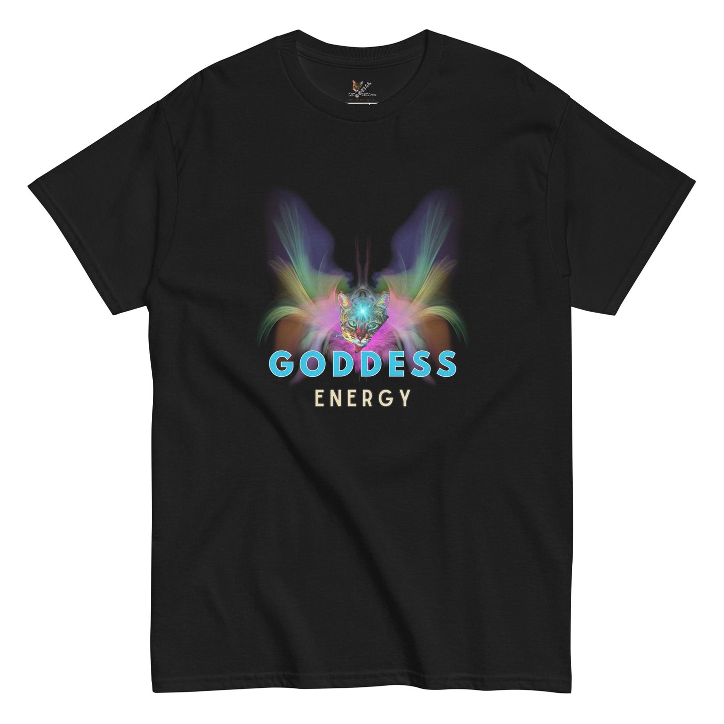 Goddess Energy Unisex Classic Tee - My Social Cat Bonafide Boutique LLCGoddess Energy Unisex Classic TeeT-shirtMy Social Cat Bonafide Boutique LLCBlackSclassicenergy