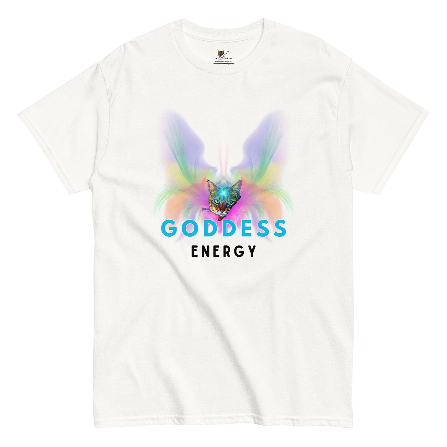 Goddess Energy Unisex Classic Tee - My Social Cat Bonafide Boutique LLCGoddess Energy Unisex Classic TeeT-shirtMy Social Cat Bonafide Boutique LLCWhiteSclassicenergy