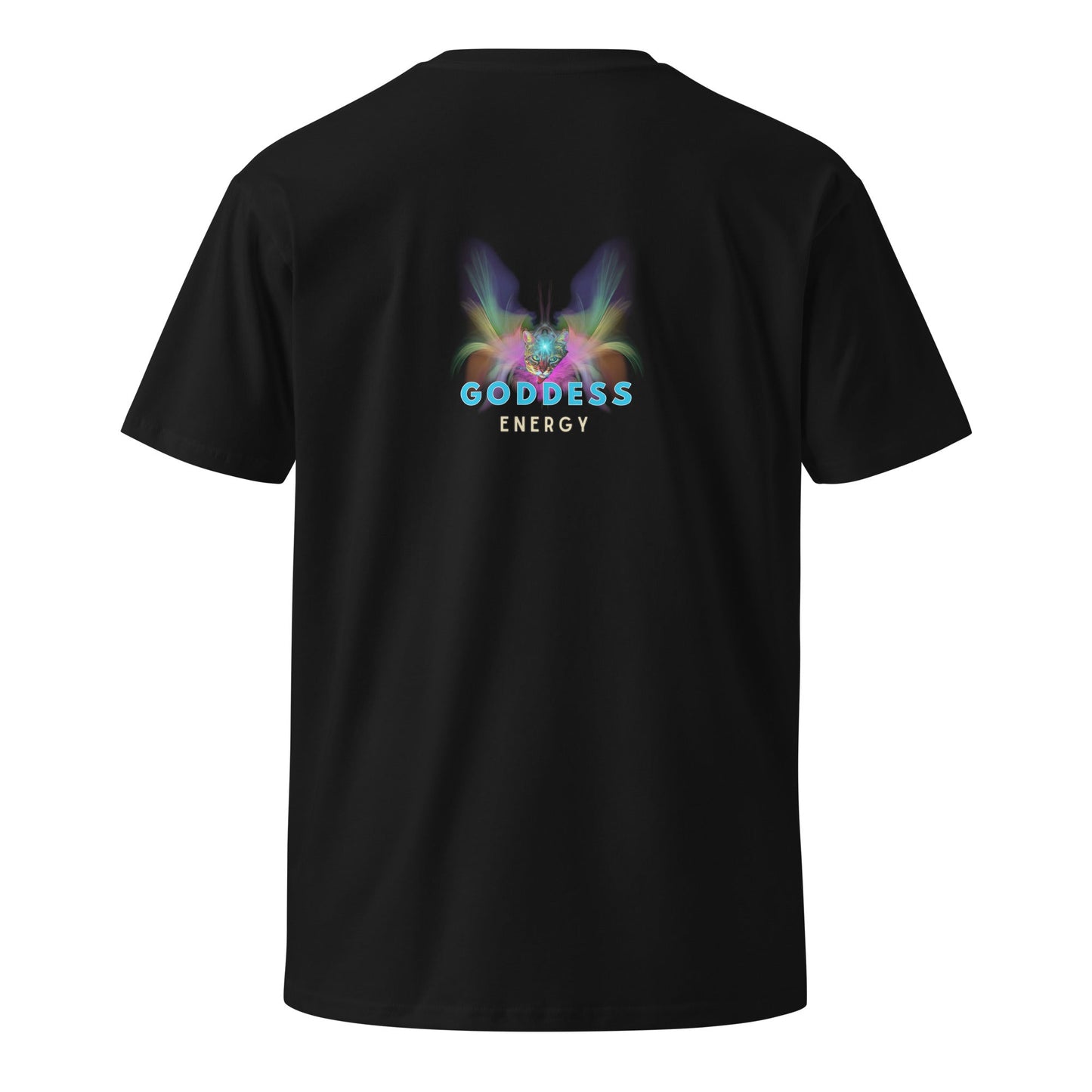 Goddess Energy Unisex Premium Tee - My Social Cat Bonafide Boutique LLCGoddess Energy Unisex Premium TeeT-shirtMy Social Cat Bonafide Boutique LLCBlackSenergygoddess