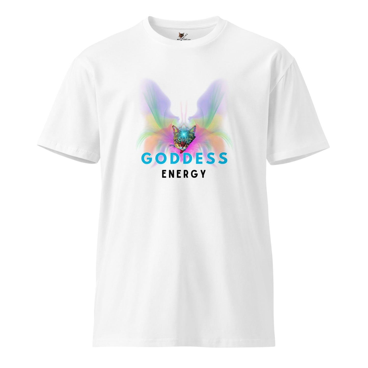 Goddess Energy Unisex Premium Tee - My Social Cat Bonafide Boutique LLCGoddess Energy Unisex Premium TeeT-shirtMy Social Cat Bonafide Boutique LLCWhiteSenergygoddess