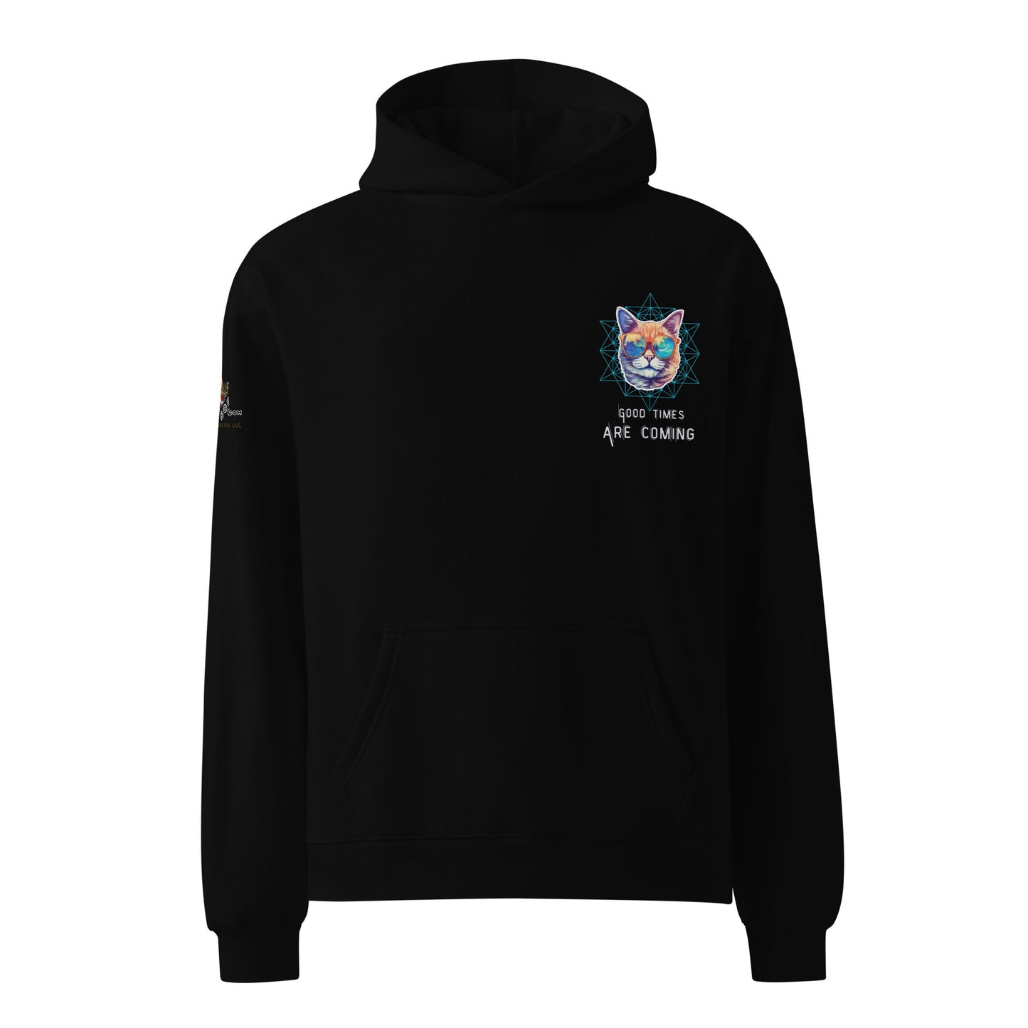 Good Times are Coming Unisex Plush Hoodie - My Social Cat Bonafide Boutique LLCGood Times are Coming Unisex Plush HoodieHooded sweatshirtMy Social Cat Bonafide Boutique LLCAthletic HeatherScominggood