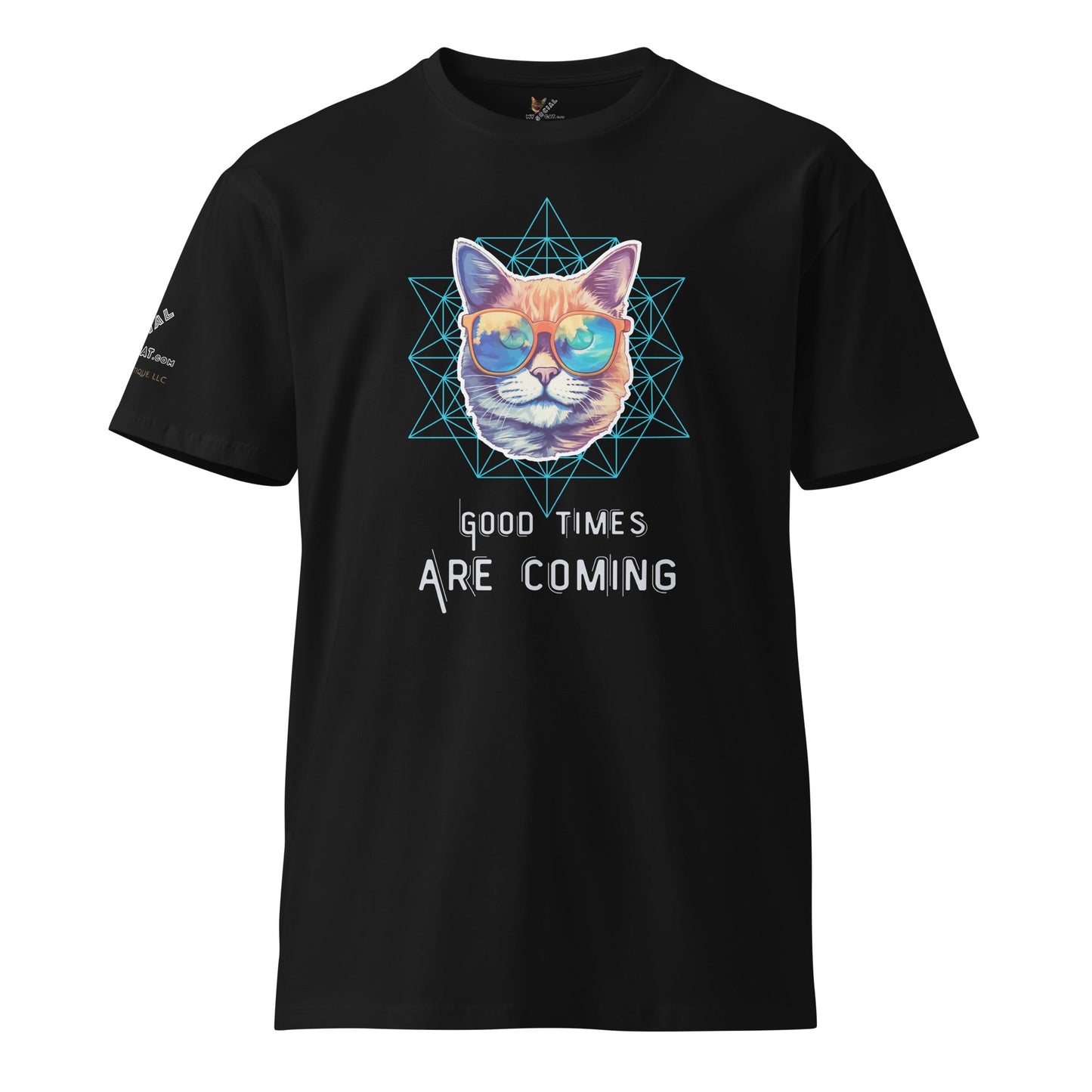 Good Times Are Coming Unisex Premium Tee - My Social Cat Bonafide Boutique LLCGood Times Are Coming Unisex Premium TeeT-shirtMy Social Cat Bonafide Boutique LLCBlackScominggood