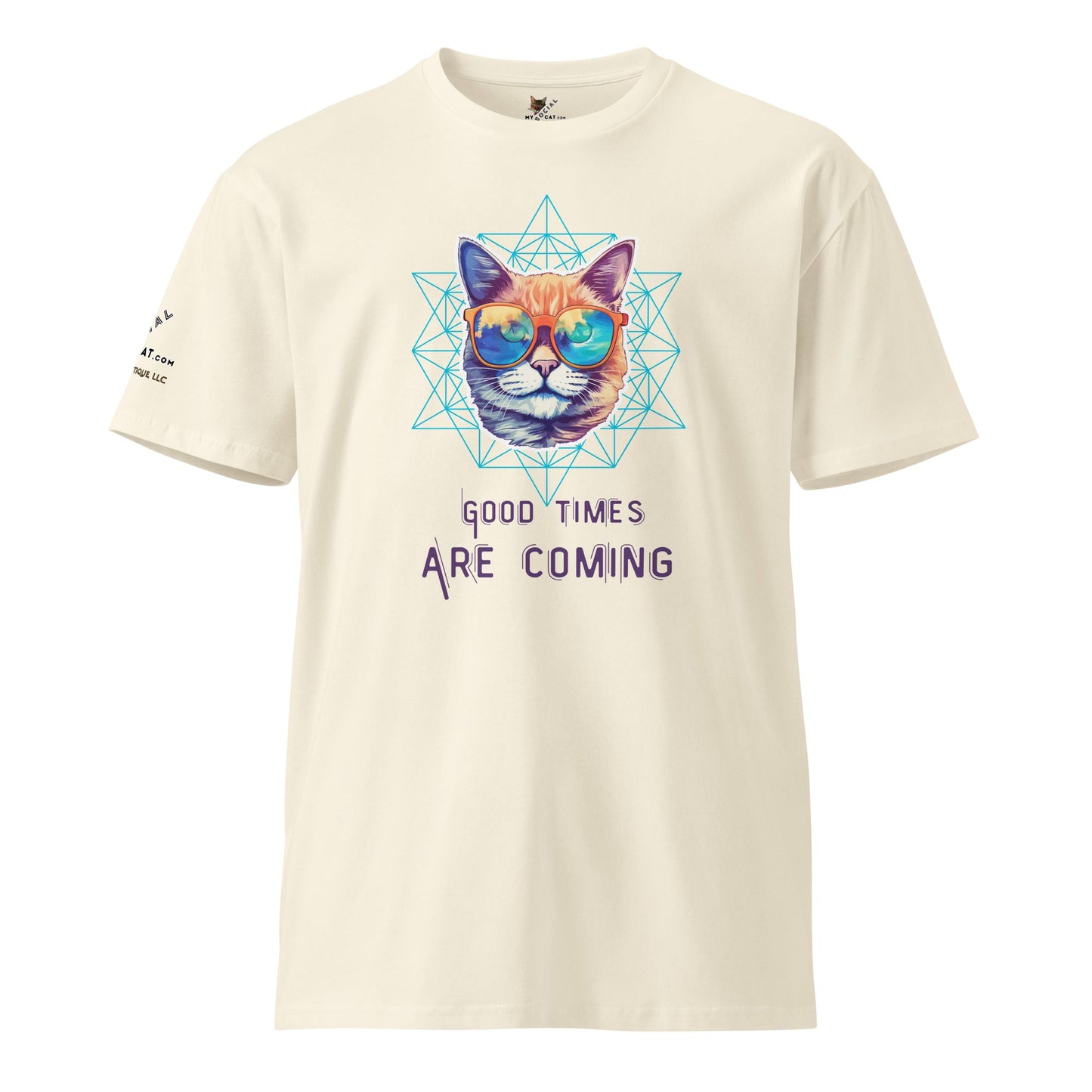 Good Times Are Coming Unisex Premium Tee - My Social Cat Bonafide Boutique LLCGood Times Are Coming Unisex Premium TeeT-shirtMy Social Cat Bonafide Boutique LLCNaturalScominggood