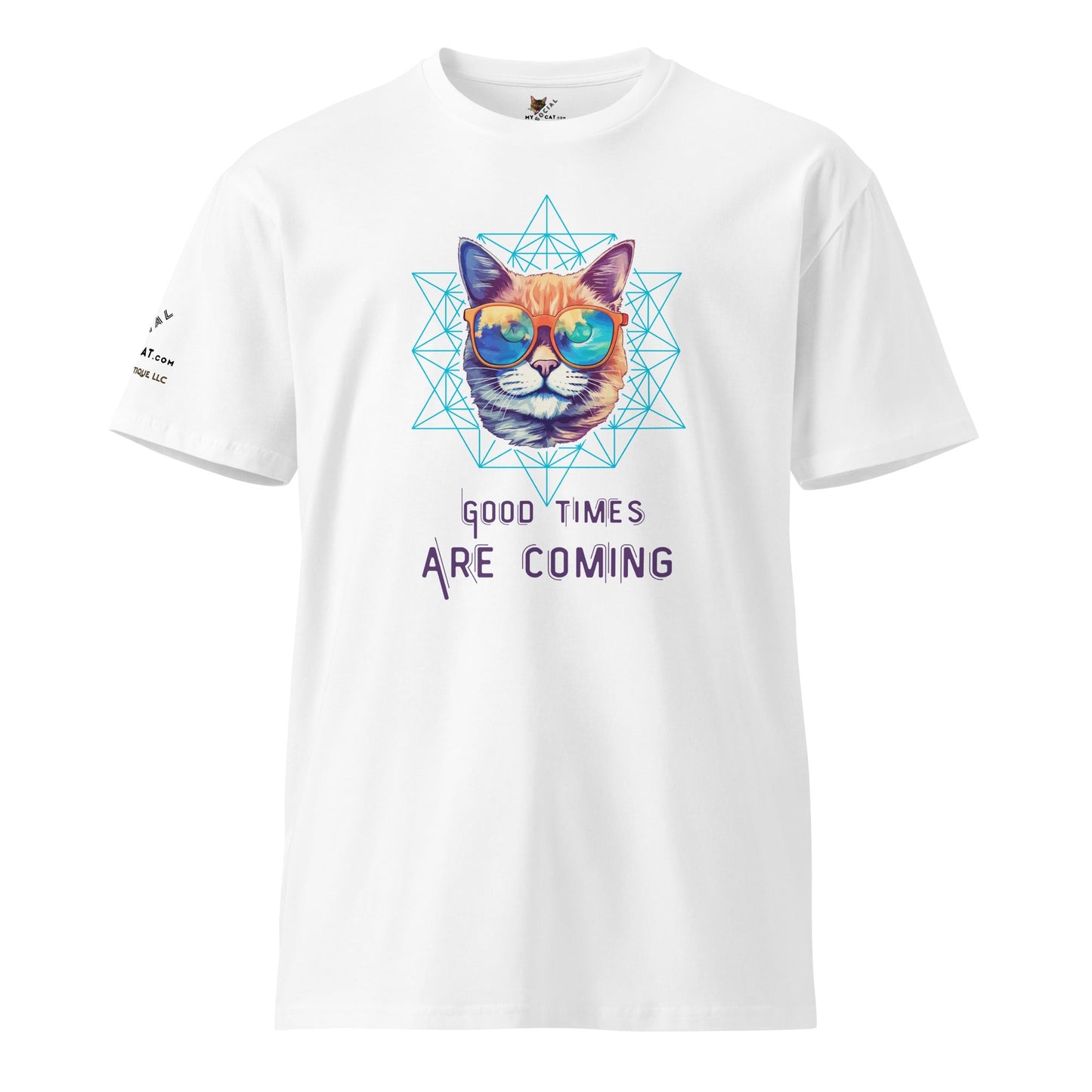 Good Times Are Coming Unisex Premium Tee - My Social Cat Bonafide Boutique LLCGood Times Are Coming Unisex Premium TeeT-shirtMy Social Cat Bonafide Boutique LLCWhiteScominggood