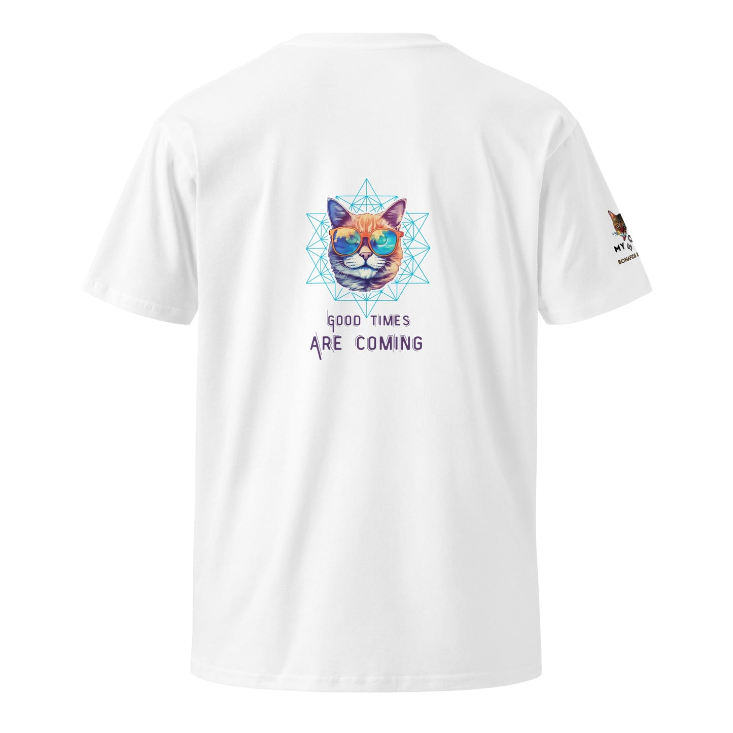 Good Times Are Coming Unisex Premium Tee - My Social Cat Bonafide Boutique LLCGood Times Are Coming Unisex Premium TeeT-shirtMy Social Cat Bonafide Boutique LLCWhiteScominggood