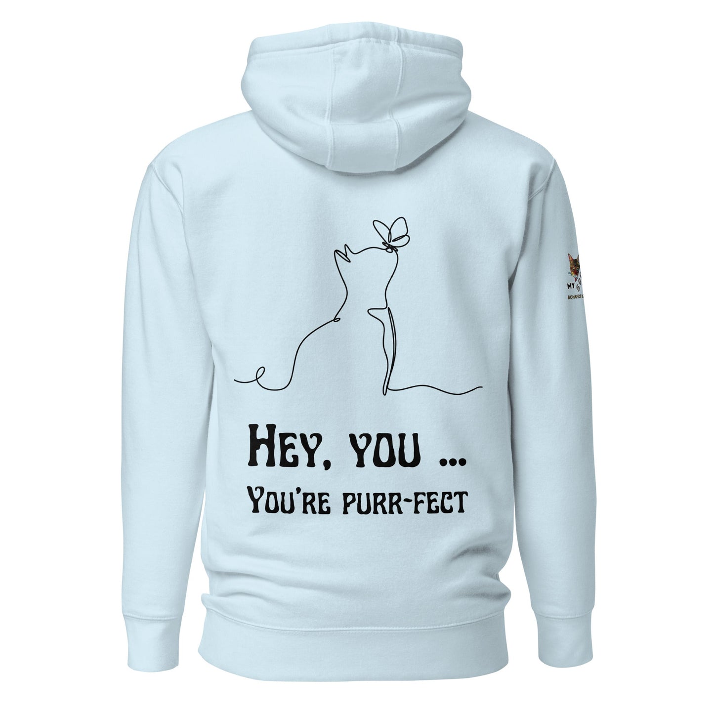 Hey You Unisex Hoodie - My Social Cat Bonafide Boutique LLCHey You Unisex HoodieHooded sweatshirtMy Social Cat Bonafide Boutique LLCSky BlueSheyhoodie