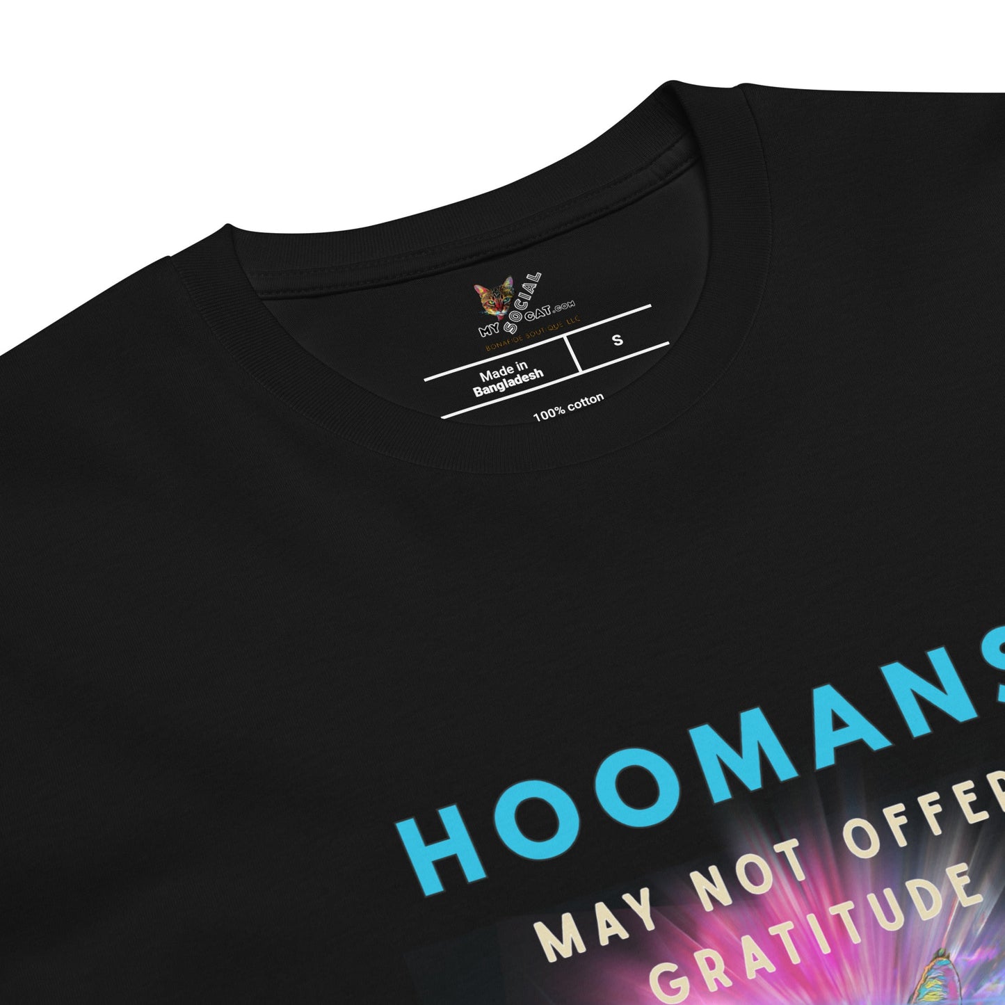 Hoomans May Not Offer Gratitude Unisex Premium Tee - My Social Cat Bonafide Boutique LLCHoomans May Not Offer Gratitude Unisex Premium TeeT-shirtMy Social Cat Bonafide Boutique LLCBlackMgratitudehoomans