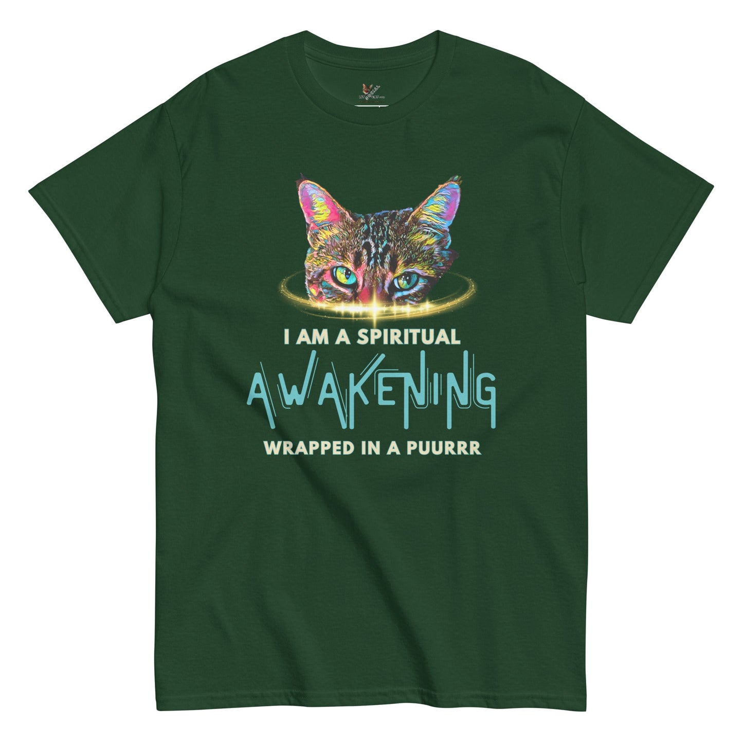 I Am a Spiritual Awakening Unisex Classic Tee - My Social Cat Bonafide Boutique LLCI Am a Spiritual Awakening Unisex Classic TeeT-shirtMy Social Cat Bonafide Boutique LLCForest GreenSawakeningclassic