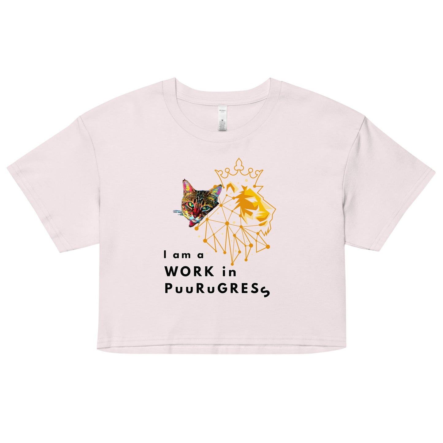 I Am a Work in Puurugress Women’s Crop Top - My Social Cat Bonafide Boutique LLCI Am a Work in Puurugress Women’s Crop TopT-shirtMy Social Cat Bonafide Boutique LLCOrchidXSI amprogress