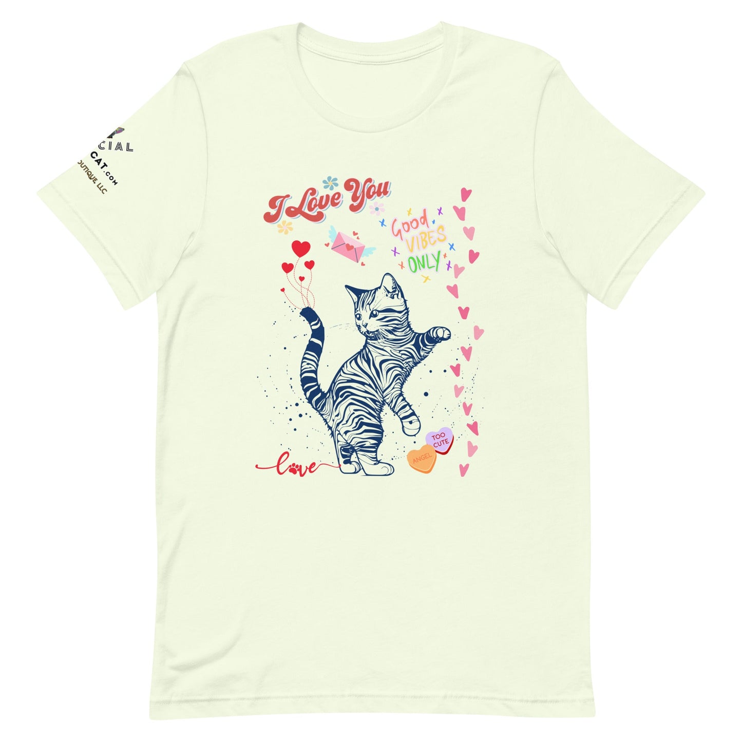I Love You Unisex Tee - My Social Cat Bonafide Boutique LLCI Love You Unisex TeeT-shirtMy Social Cat Bonafide Boutique LLCCitronXScatlove