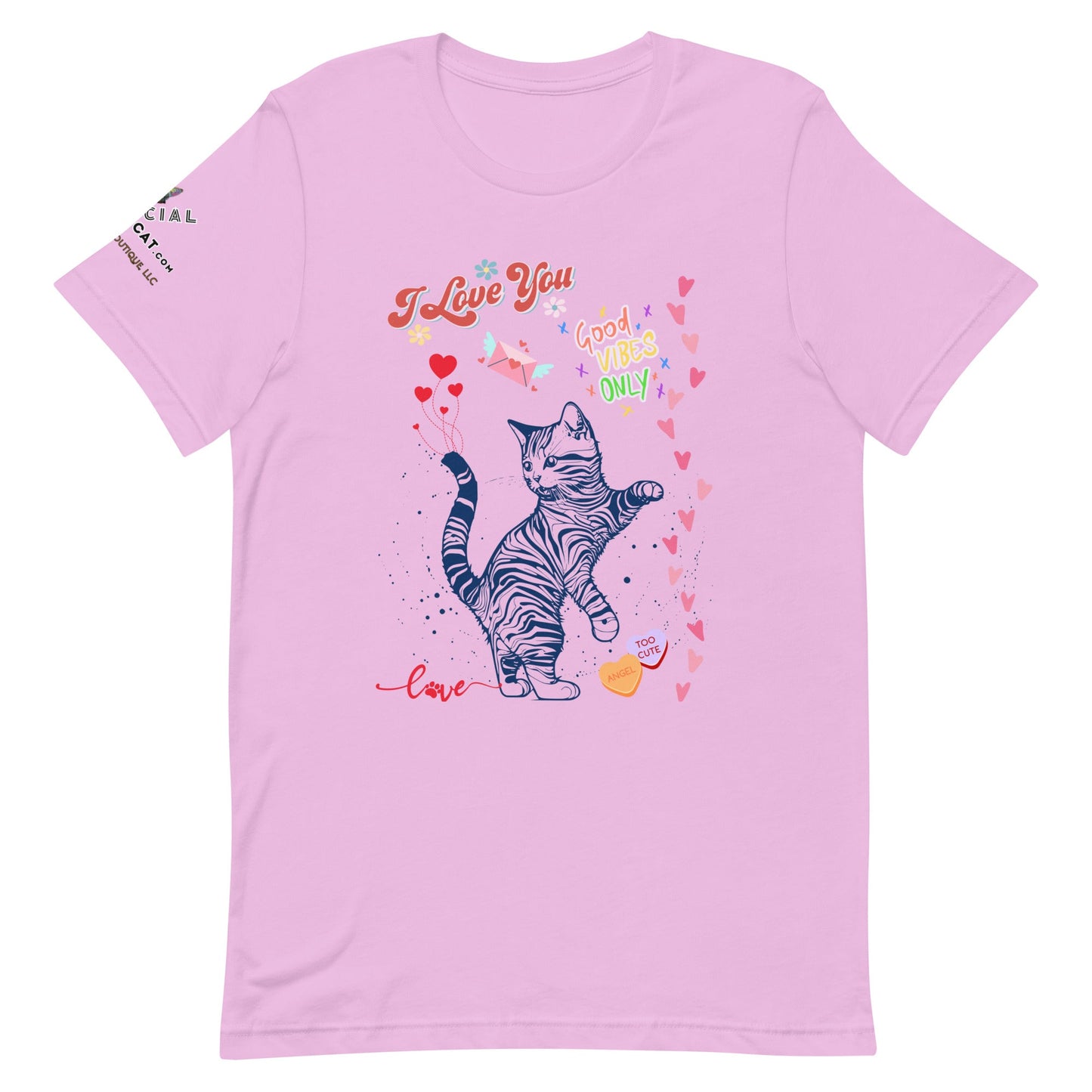 I Love You Unisex Tee - My Social Cat Bonafide Boutique LLCI Love You Unisex TeeT-shirtMy Social Cat Bonafide Boutique LLCLilacScatlove