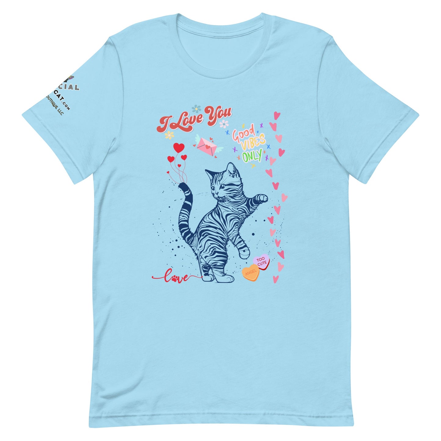 I Love You Unisex Tee - My Social Cat Bonafide Boutique LLCI Love You Unisex TeeT-shirtMy Social Cat Bonafide Boutique LLCOcean BlueScatlove