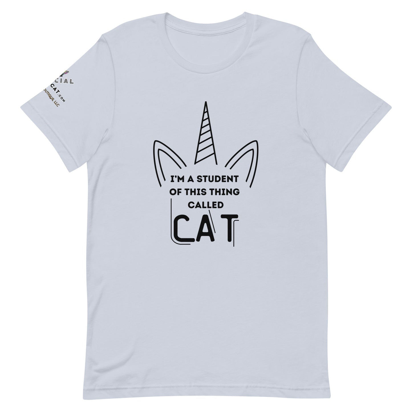 I'm a Student of Cat Unisex Tee - My Social Cat Bonafide Boutique LLCI'm a Student of Cat Unisex TeeT - shirtMy Social Cat Bonafide Boutique LLCLight BlueXScatshirt