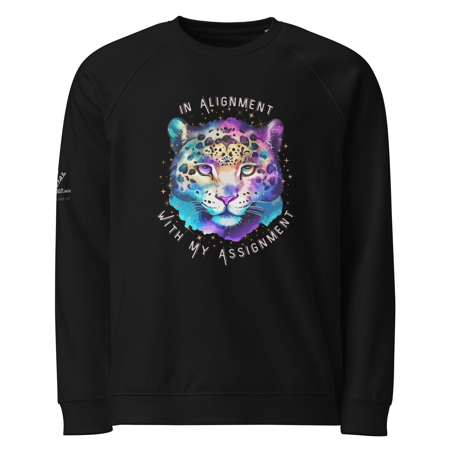 In Alignment Unisex Organic Plush Sweatshirt - My Social Cat Bonafide Boutique LLCIn Alignment Unisex Organic Plush SweatshirtSweatshirtMy Social Cat Bonafide Boutique LLCBlackXSalingmentassignment