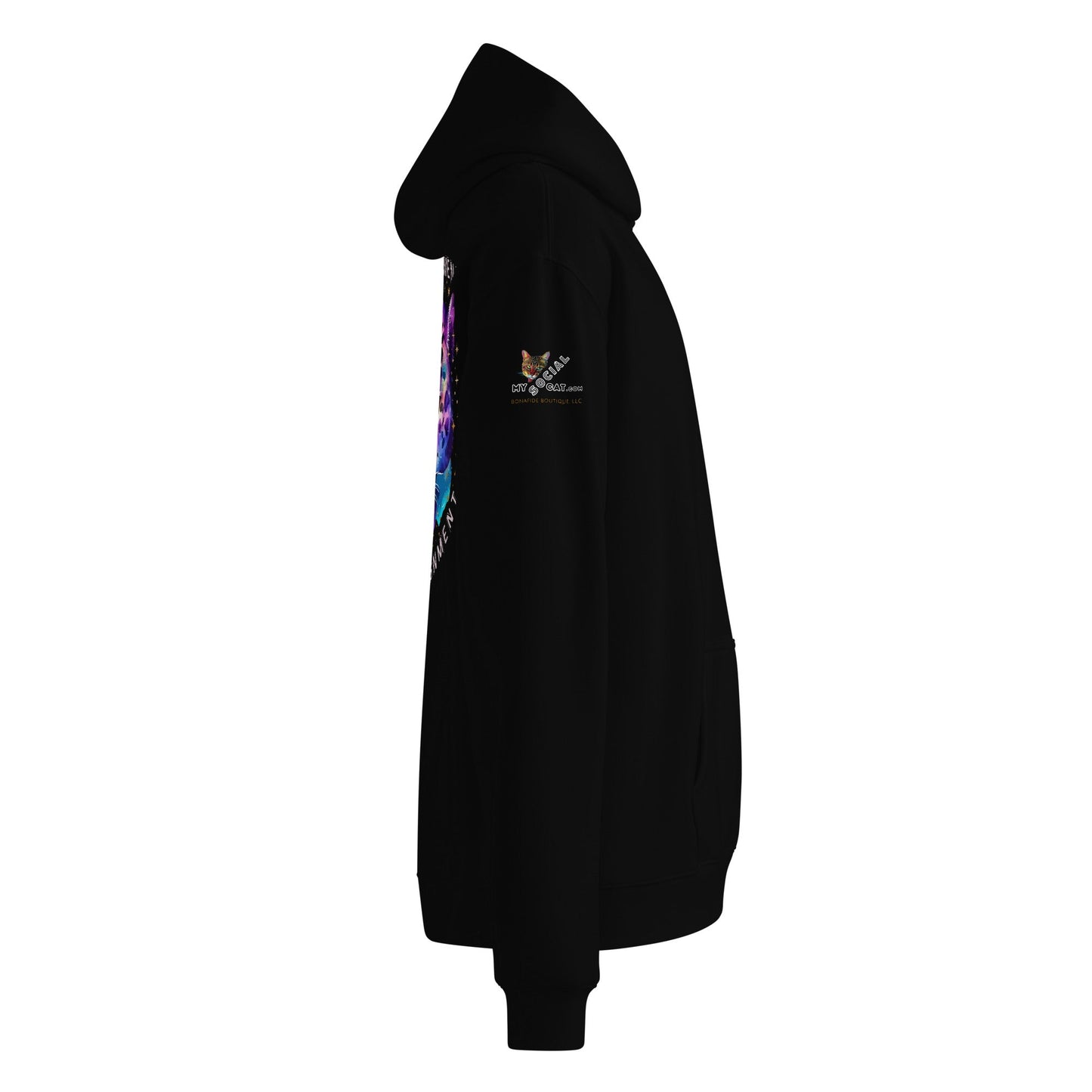 In Alignment Unisex Plush Hoodie - My Social Cat Bonafide Boutique LLCIn Alignment Unisex Plush HoodieHooded sweatshirtMy Social Cat Bonafide Boutique LLCBlackSalingmentassignment