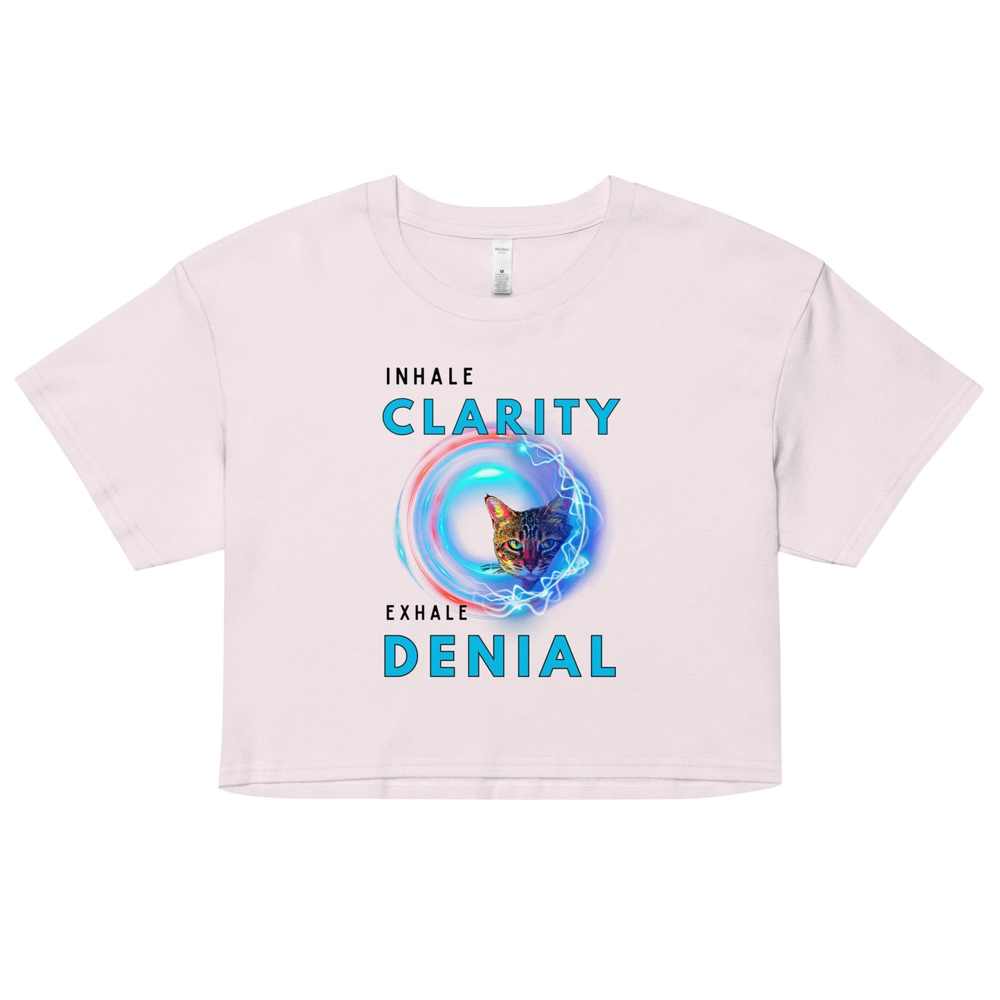 Inhale Clarity Exhale Denial Women’s Crop Top - My Social Cat Bonafide Boutique LLCInhale Clarity Exhale Denial Women’s Crop TopT-shirtMy Social Cat Bonafide Boutique LLCOrchidXSclaritycrop
