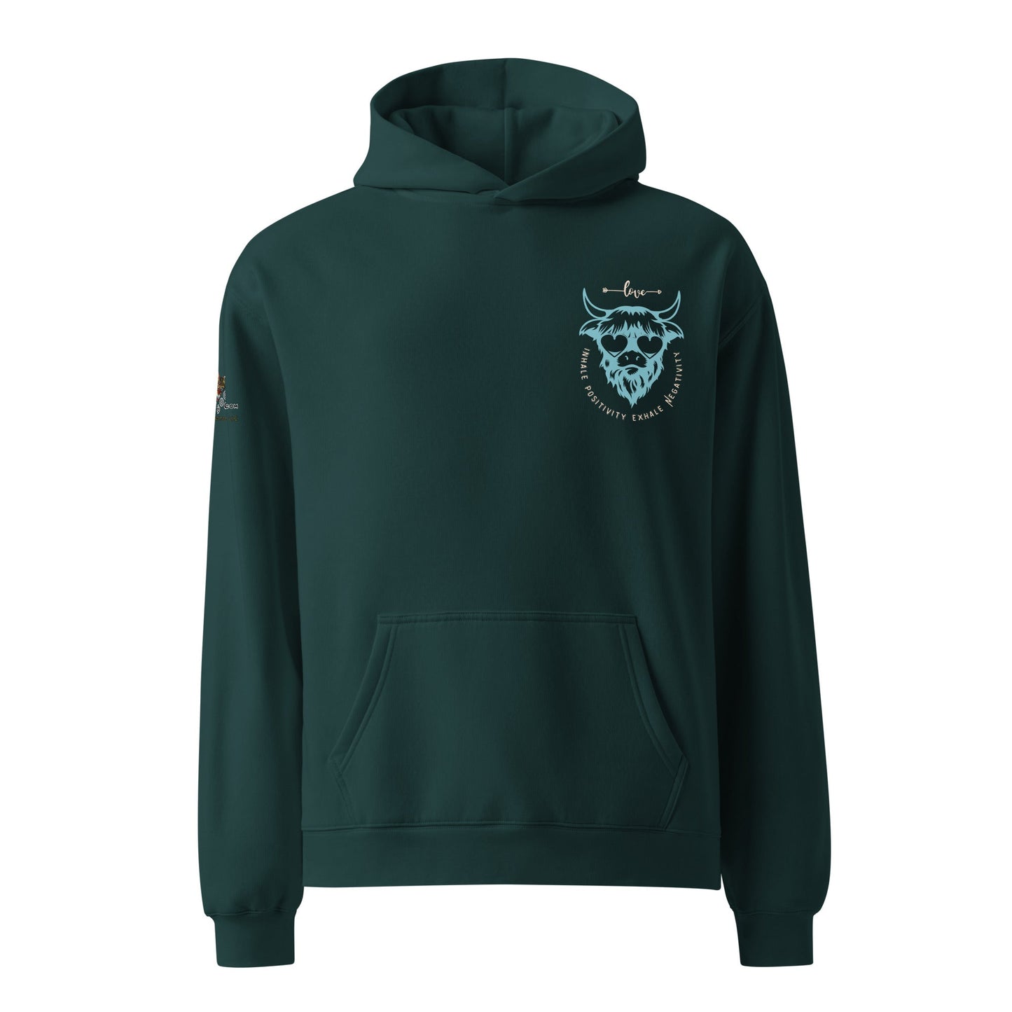 Inhale Positivity Unisex Plush Hoodie - My Social Cat Bonafide Boutique LLCInhale Positivity Unisex Plush HoodieHooded sweatshirtMy Social Cat Bonafide Boutique LLCAthletic HeatherSbuffalohoodie