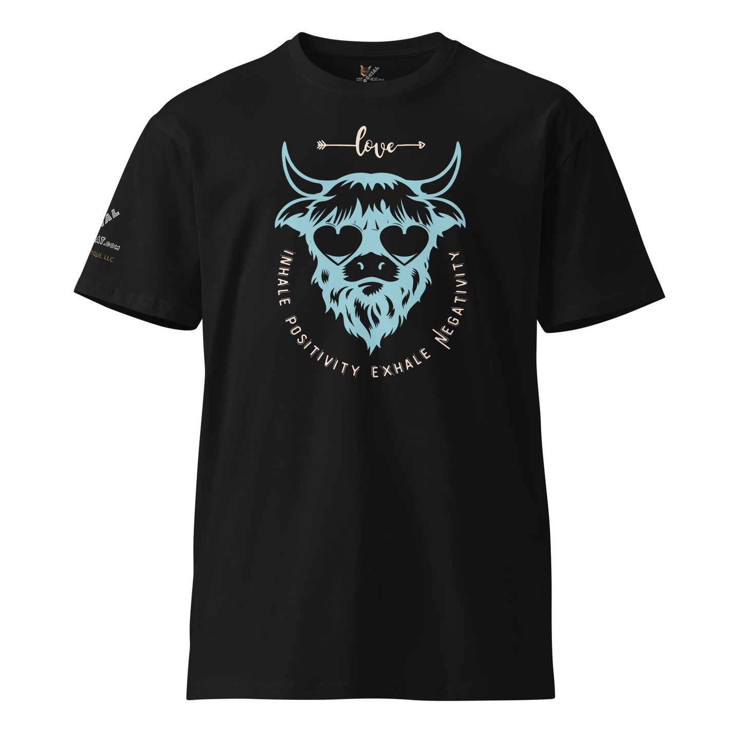Inhale Positivity Unisex Premium Tee - My Social Cat Bonafide Boutique LLCInhale Positivity Unisex Premium TeeT-shirtMy Social Cat Bonafide Boutique LLCBlackSbufalloinhale