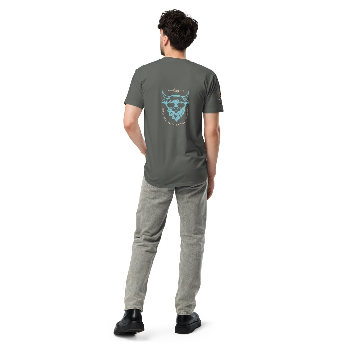 Inhale Positivity Unisex Premium Tee - My Social Cat Bonafide Boutique LLCInhale Positivity Unisex Premium TeeT-shirtMy Social Cat Bonafide Boutique LLCNaturalSbufalloinhale