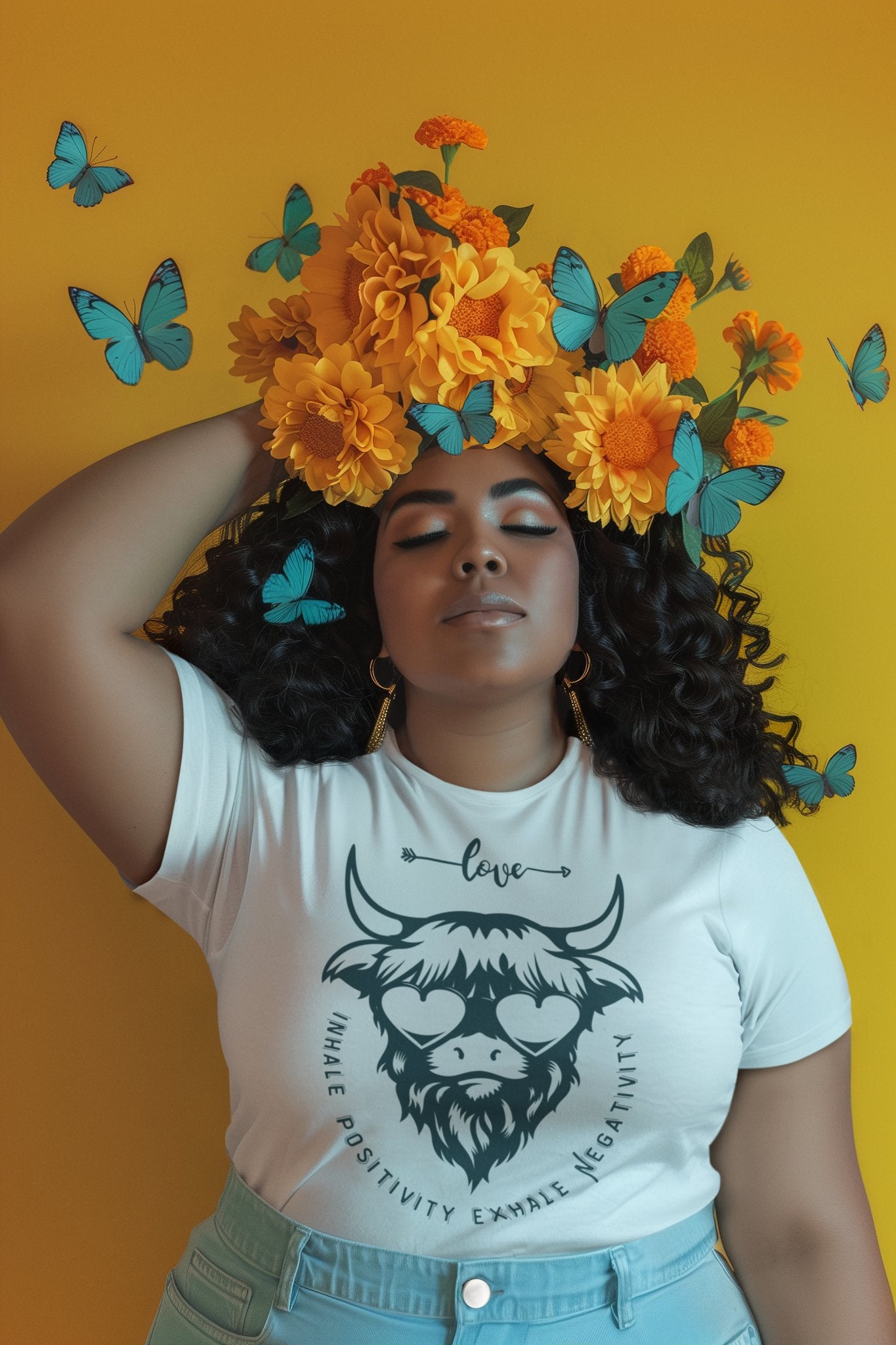 Inhale Positivity Unisex Premium Tee - My Social Cat Bonafide Boutique LLCInhale Positivity Unisex Premium TeeT-shirtMy Social Cat Bonafide Boutique LLCNaturalSbufalloinhale