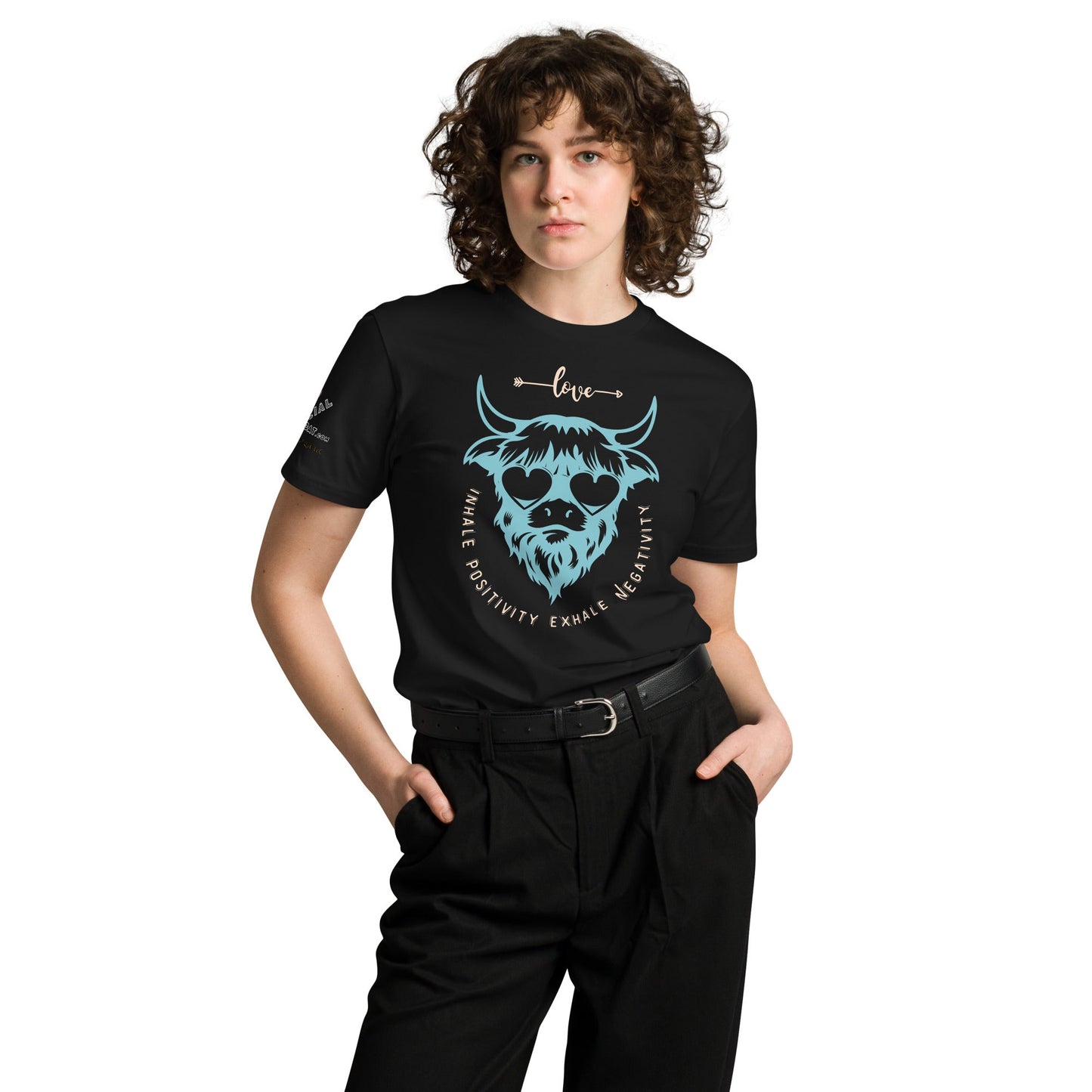 Inhale Positivity Unisex Premium Tee - My Social Cat Bonafide Boutique LLCInhale Positivity Unisex Premium TeeT-shirtMy Social Cat Bonafide Boutique LLCNaturalSbufalloinhale