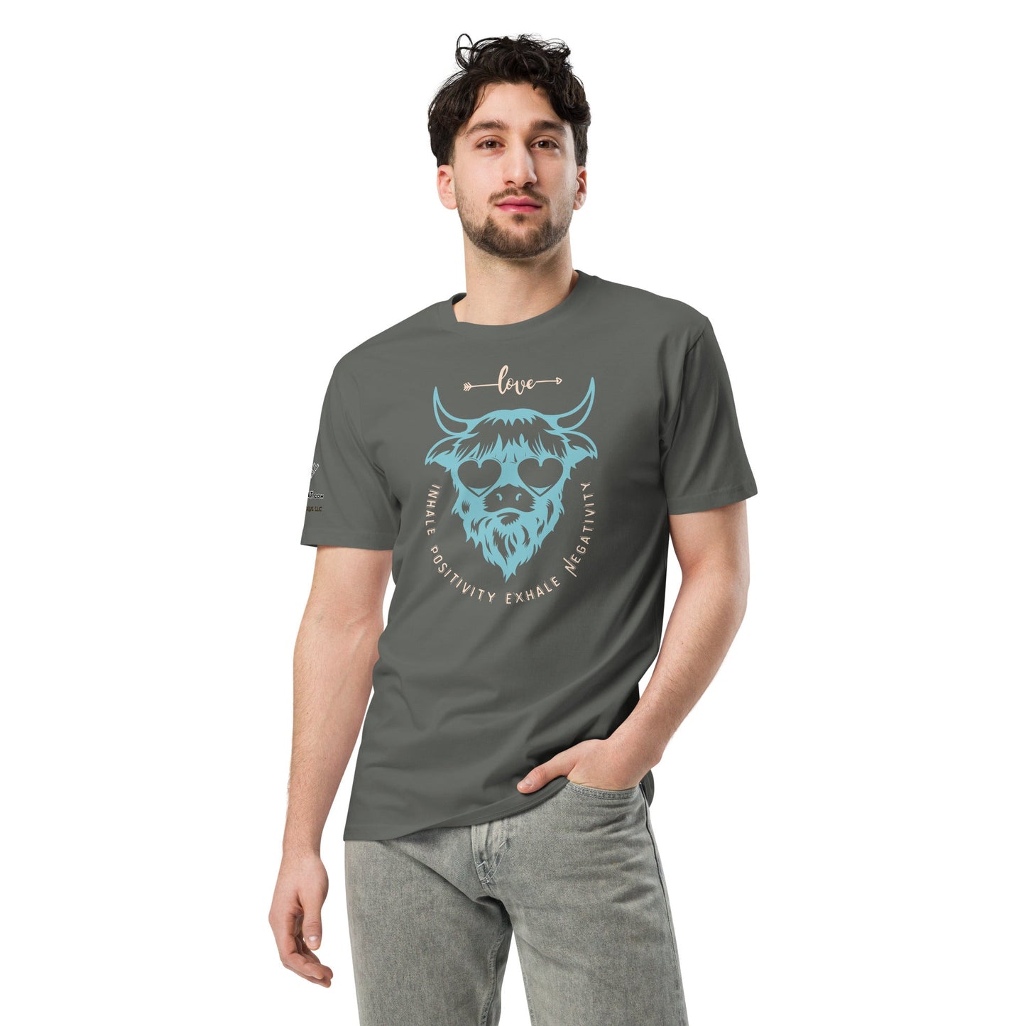 Inhale Positivity Unisex Premium Tee - My Social Cat Bonafide Boutique LLCInhale Positivity Unisex Premium TeeT-shirtMy Social Cat Bonafide Boutique LLCNaturalSbufalloinhale