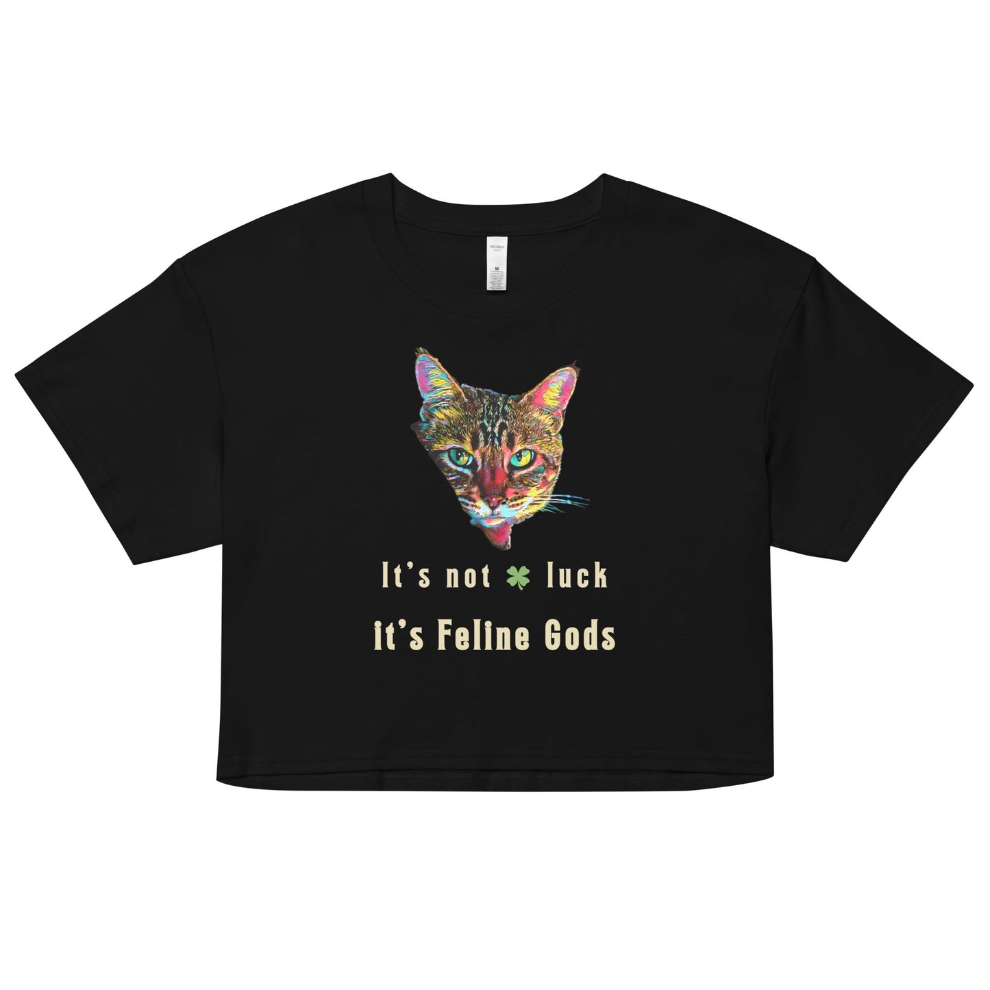 It's Feline Gods Women’s Crop Top - My Social Cat Bonafide Boutique LLCIt's Feline Gods Women’s Crop Topcrop topMy Social Cat Bonafide Boutique LLCBlackXScatcrop