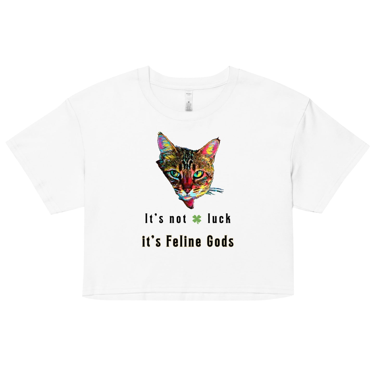 It's Feline Gods Women’s Crop Top - My Social Cat Bonafide Boutique LLCIt's Feline Gods Women’s Crop Topcrop topMy Social Cat Bonafide Boutique LLCWhiteXScatcrop