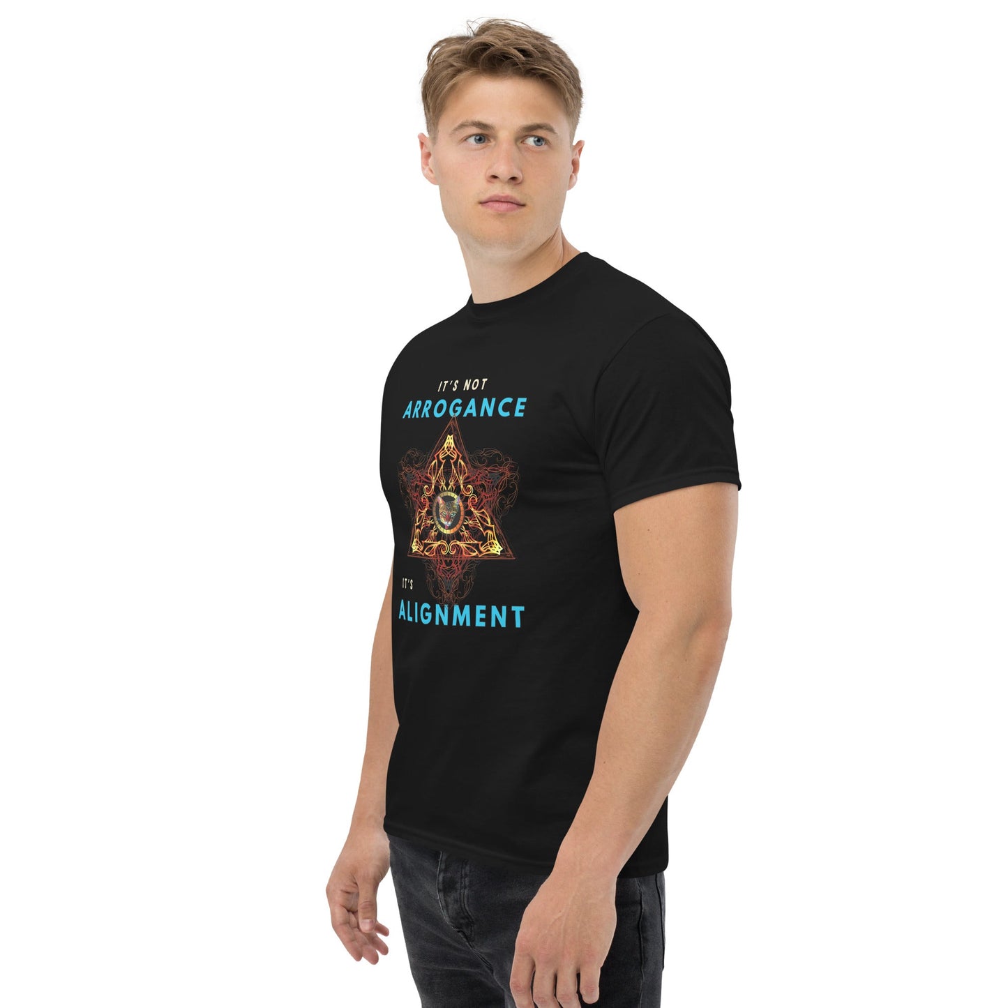 It's Not Arrogance It's Alignment Unisex Classic Tee - My Social Cat Bonafide Boutique LLCIt's Not Arrogance It's Alignment Unisex Classic TeeT-shirtMy Social Cat Bonafide Boutique LLCBlackMalignmentarrogance