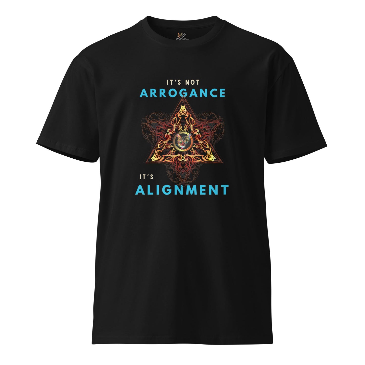 It's Not Arrogance It's Alignment Unisex Premium Tee - My Social Cat Bonafide Boutique LLCIt's Not Arrogance It's Alignment Unisex Premium TeeT-shirtMy Social Cat Bonafide Boutique LLCBlackMalignmentarrogance