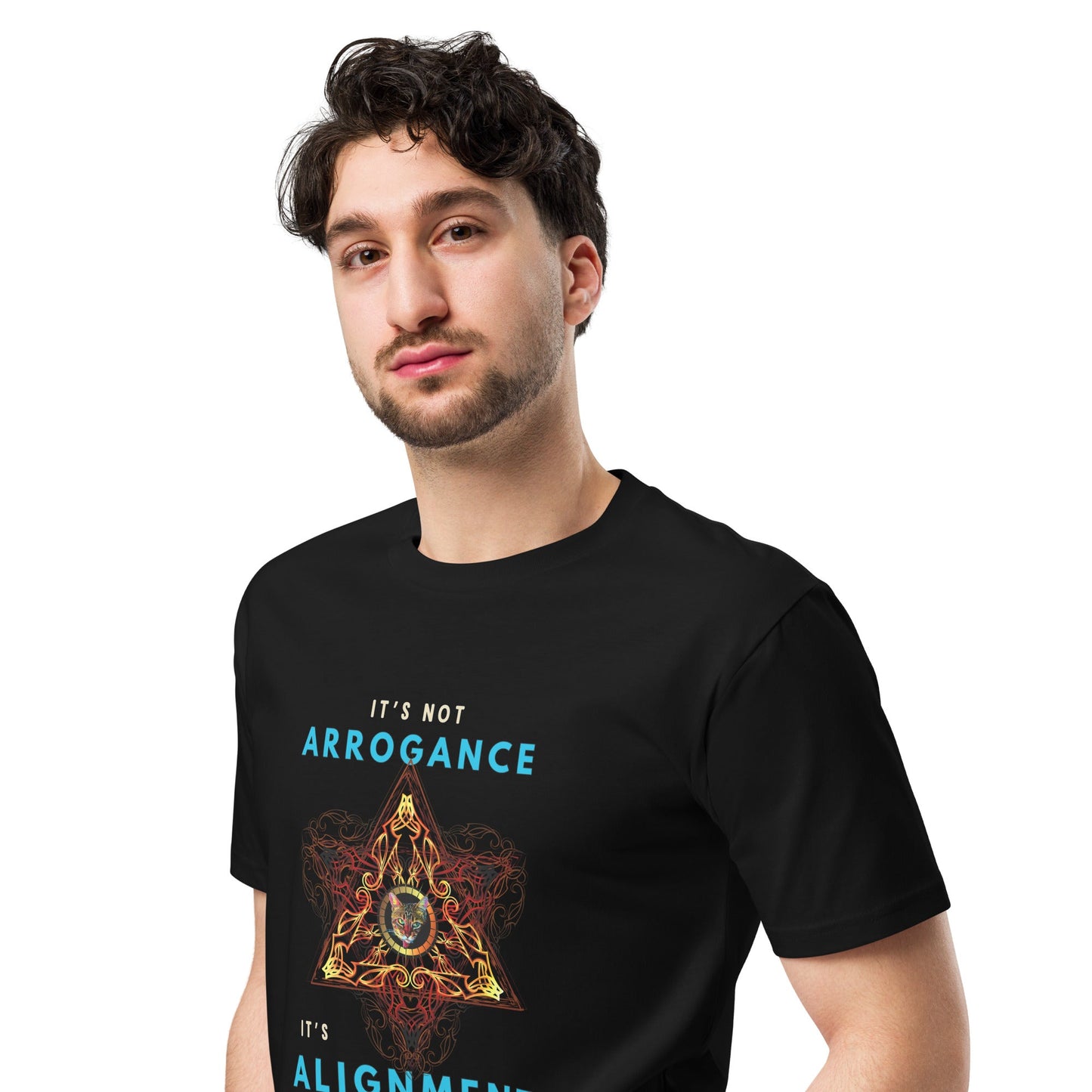 It's Not Arrogance It's Alignment Unisex Premium Tee - My Social Cat Bonafide Boutique LLCIt's Not Arrogance It's Alignment Unisex Premium TeeT-shirtMy Social Cat Bonafide Boutique LLCBlackMalignmentarrogance