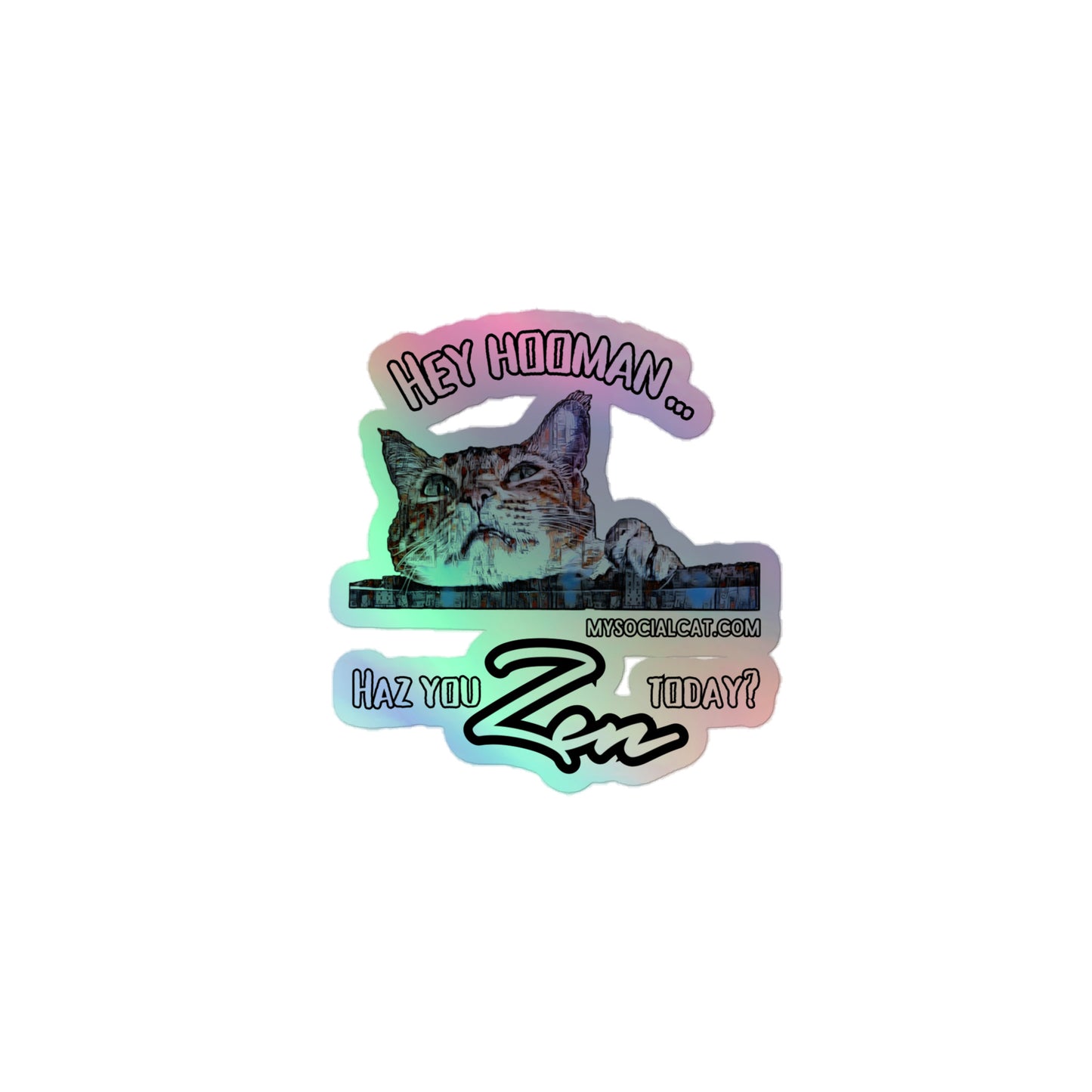 Zen Holographic Stickers