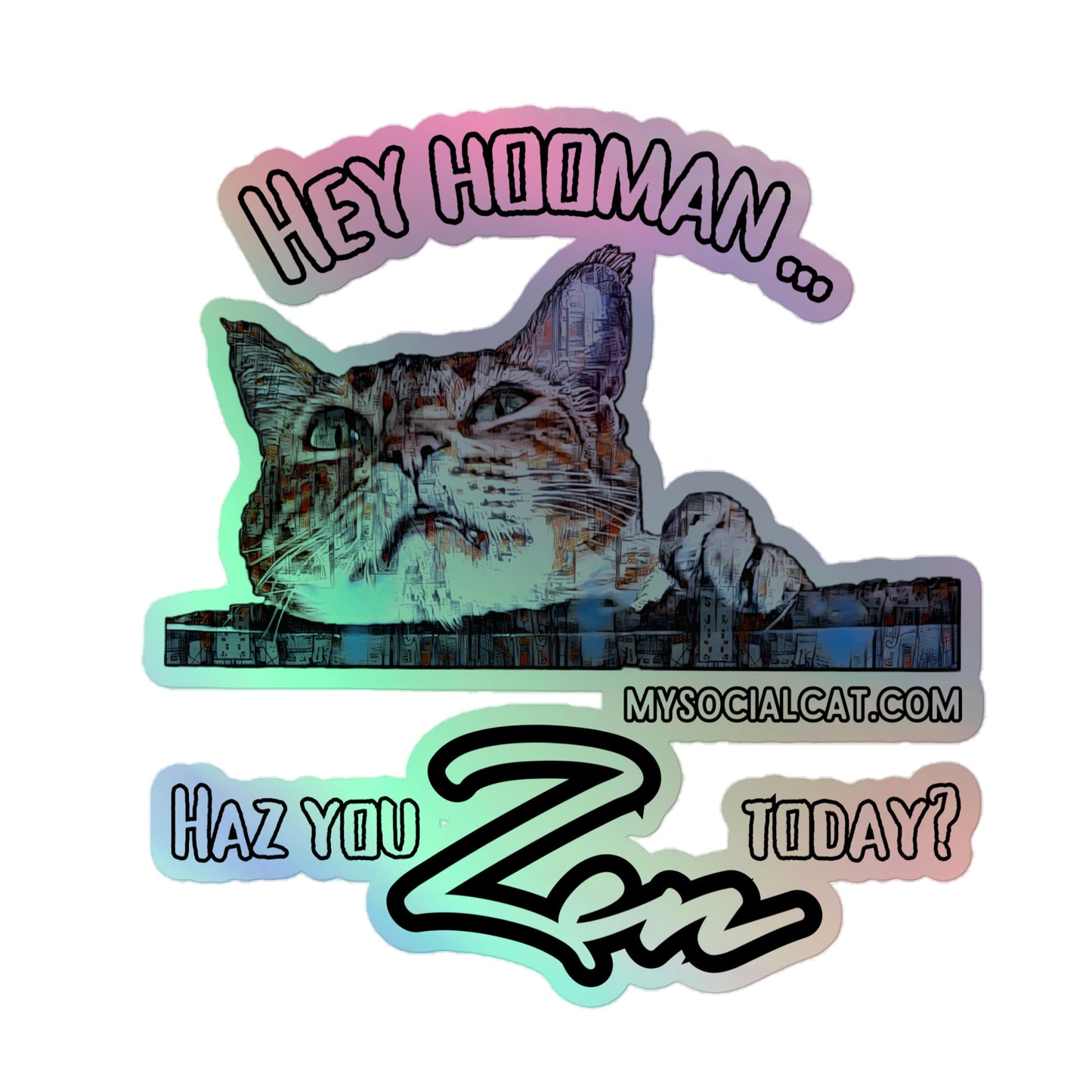 Zen Holographic Stickers