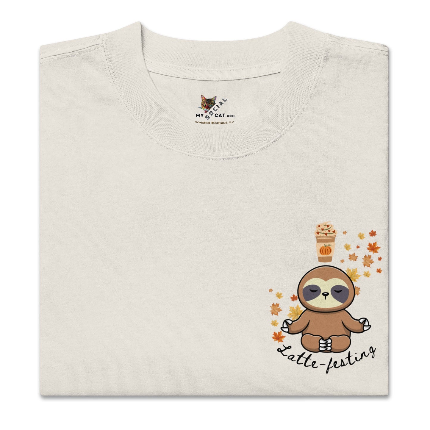 Latte - festing Oversized Faded Tee - My Social Cat Bonafide Boutique LLCLatte - festing Oversized Faded TeeT-shirtMy Social Cat Bonafide Boutique LLCFaded BoneScottonlatte