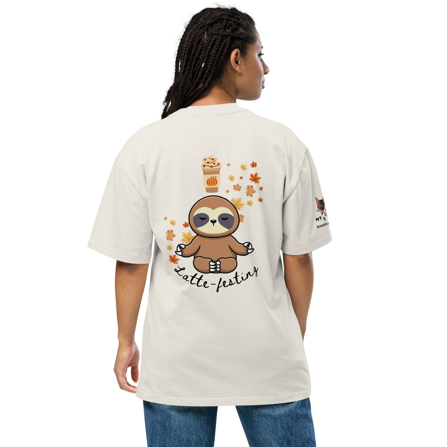 Latte - festing Oversized Faded Tee - My Social Cat Bonafide Boutique LLCLatte - festing Oversized Faded TeeT-shirtMy Social Cat Bonafide Boutique LLCFaded KhakiScottonlatte