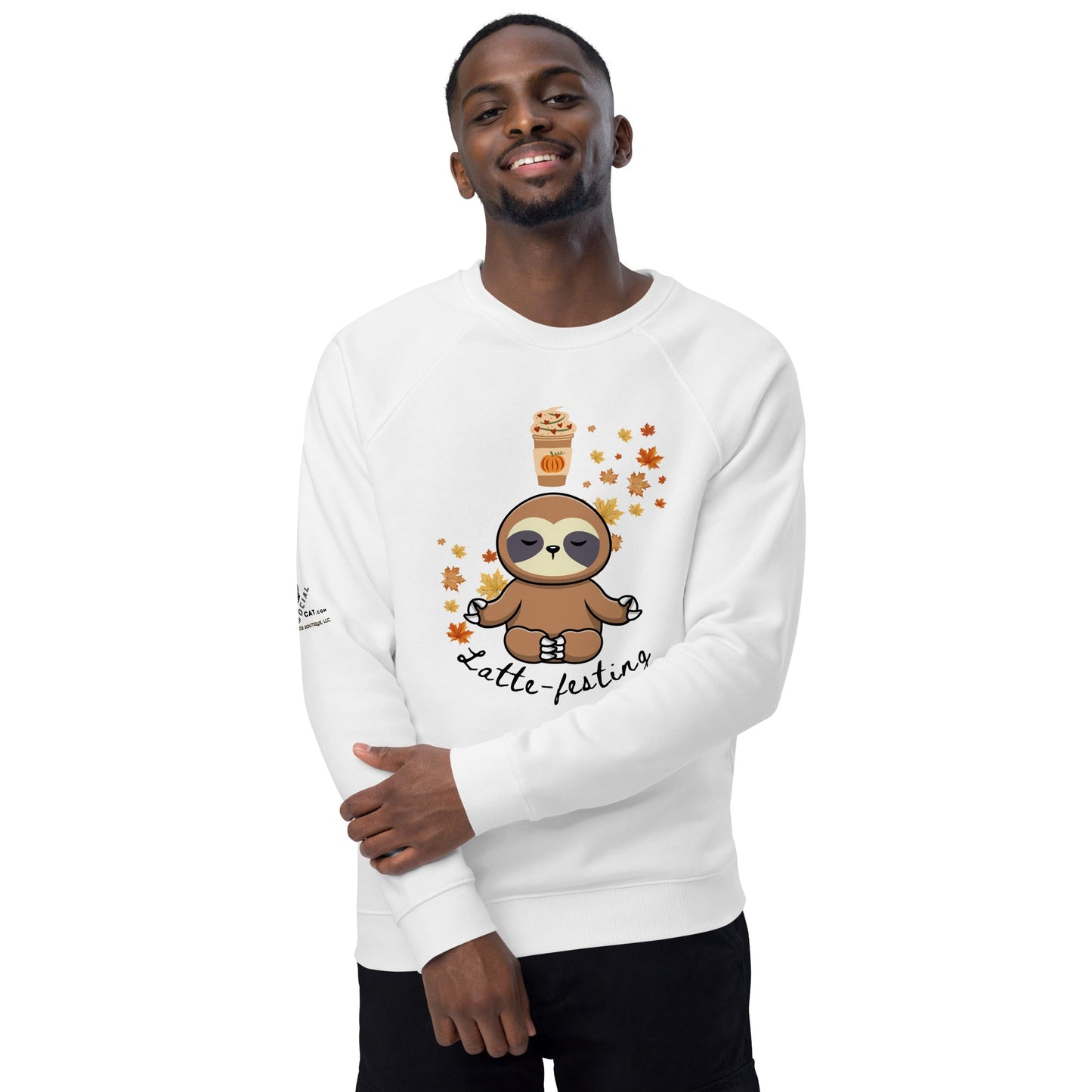 Latte - festing Plush Organic Sweatshirt - My Social Cat Bonafide Boutique LLCLatte - festing Plush Organic SweatshirtSweatshirtMy Social Cat Bonafide Boutique LLCWhiteXSlatteplush