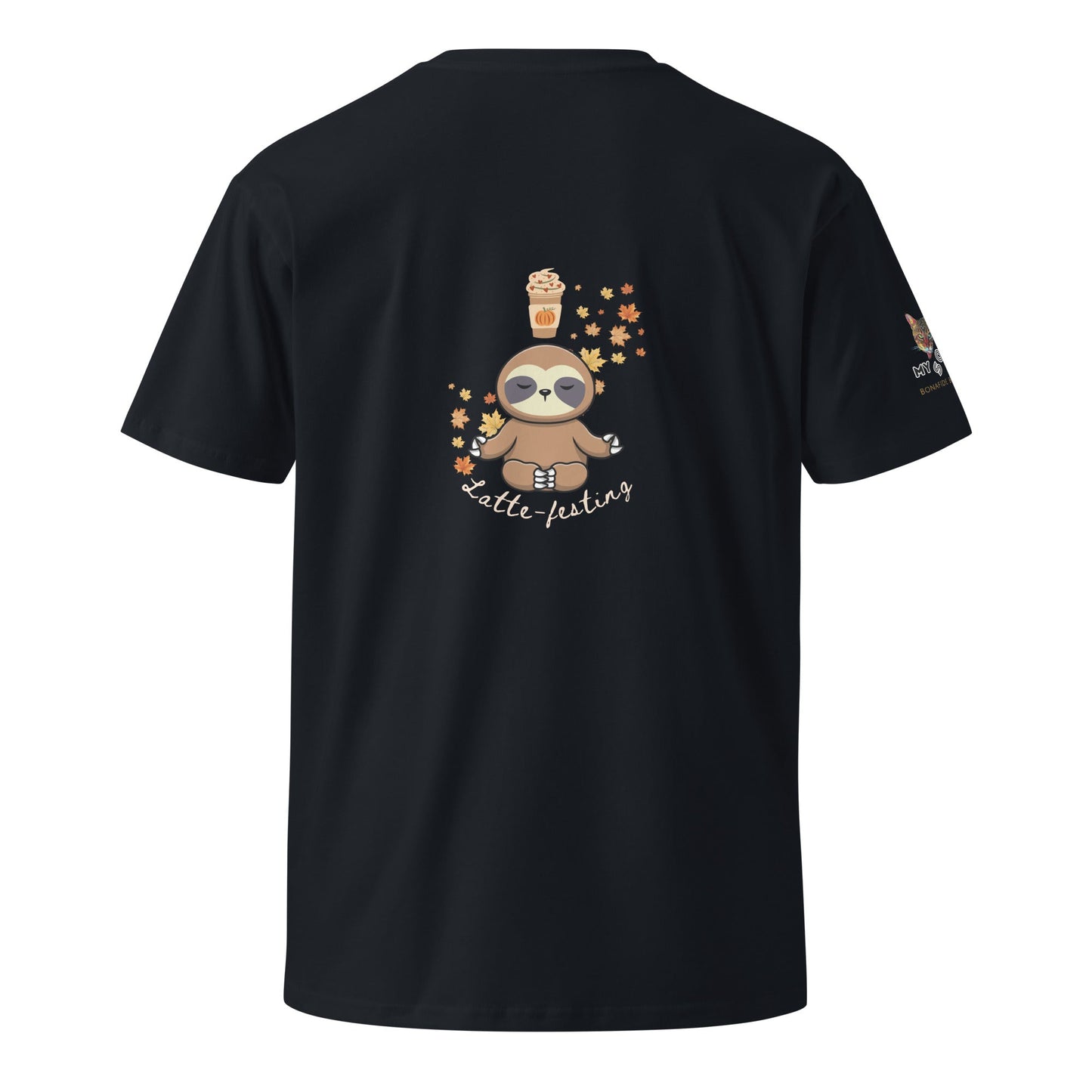 Latte - festing Unisex Premium Tee - My Social Cat Bonafide Boutique LLCLatte - festing Unisex Premium TeeT-shirtMy Social Cat Bonafide Boutique LLCNavySfestinglatte