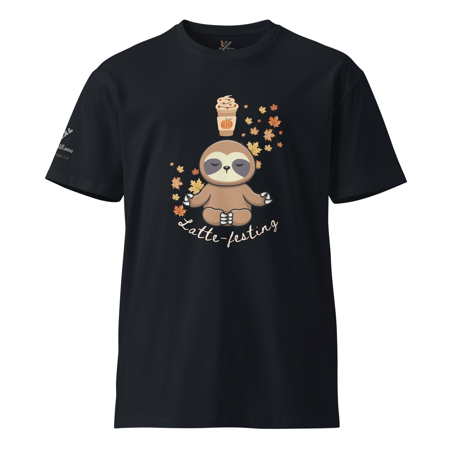 Latte - festing Unisex Premium Tee - My Social Cat Bonafide Boutique LLCLatte - festing Unisex Premium TeeT-shirtMy Social Cat Bonafide Boutique LLCNavySfestinglatte