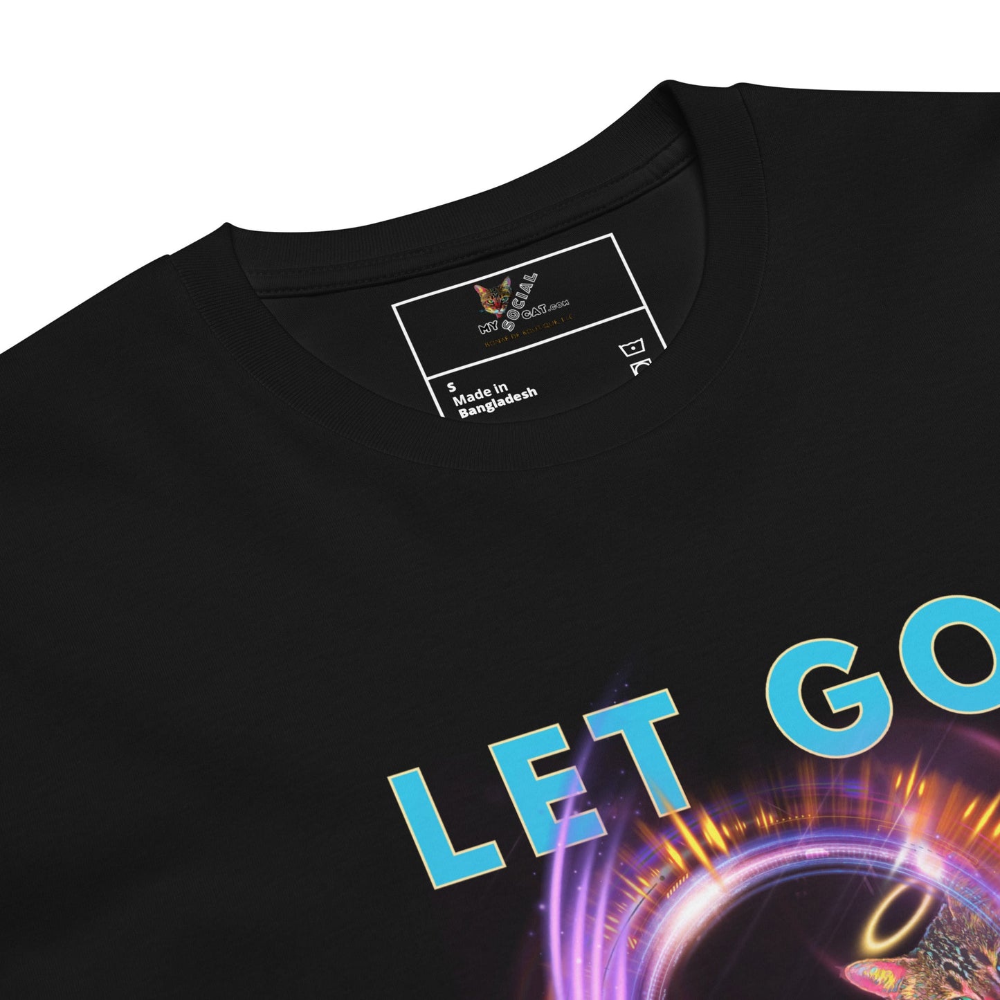 Let Go and Let Feline Gods Unisex Premium Tee - My Social Cat Bonafide Boutique LLCLet Go and Let Feline Gods Unisex Premium TeeT-shirtMy Social Cat Bonafide Boutique LLCSfelinego