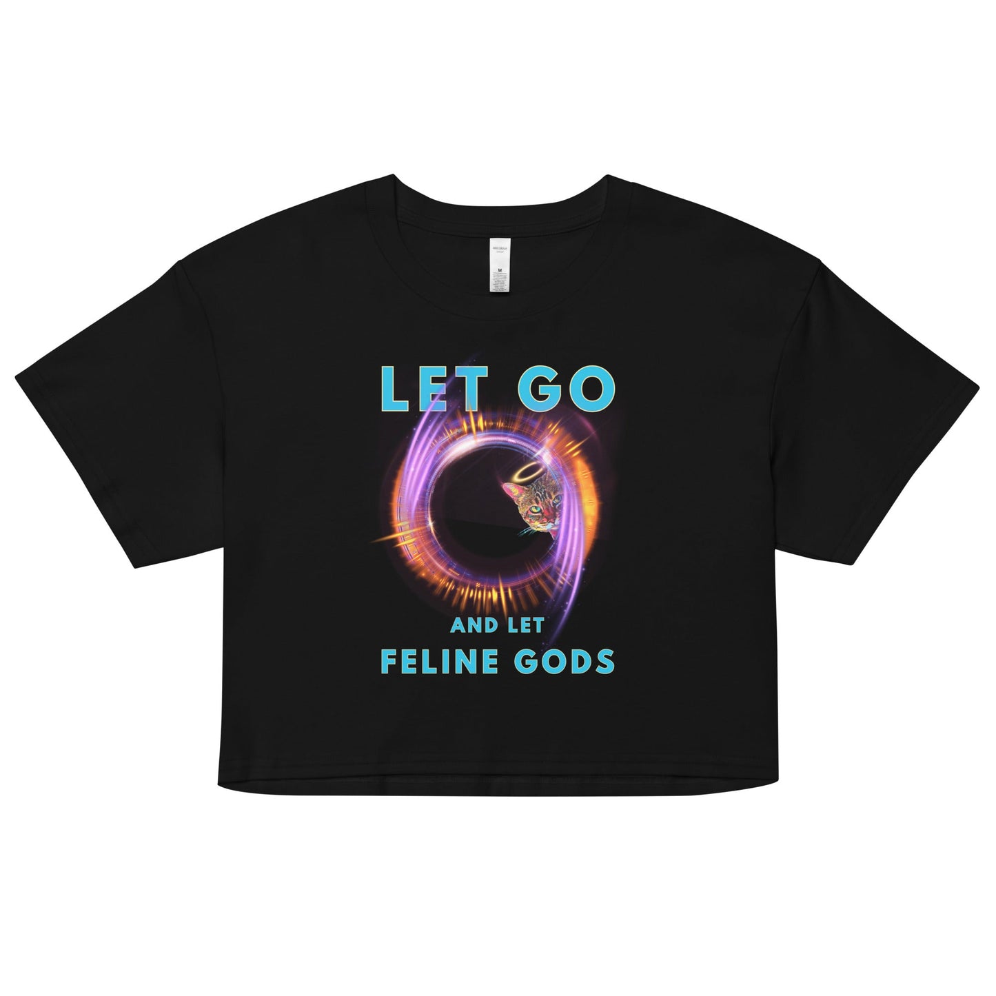 Let Go and Let Feline Gods Women’s Crop Top - My Social Cat Bonafide Boutique LLCLet Go and Let Feline Gods Women’s Crop Topcrop topMy Social Cat Bonafide Boutique LLCXScropfeline