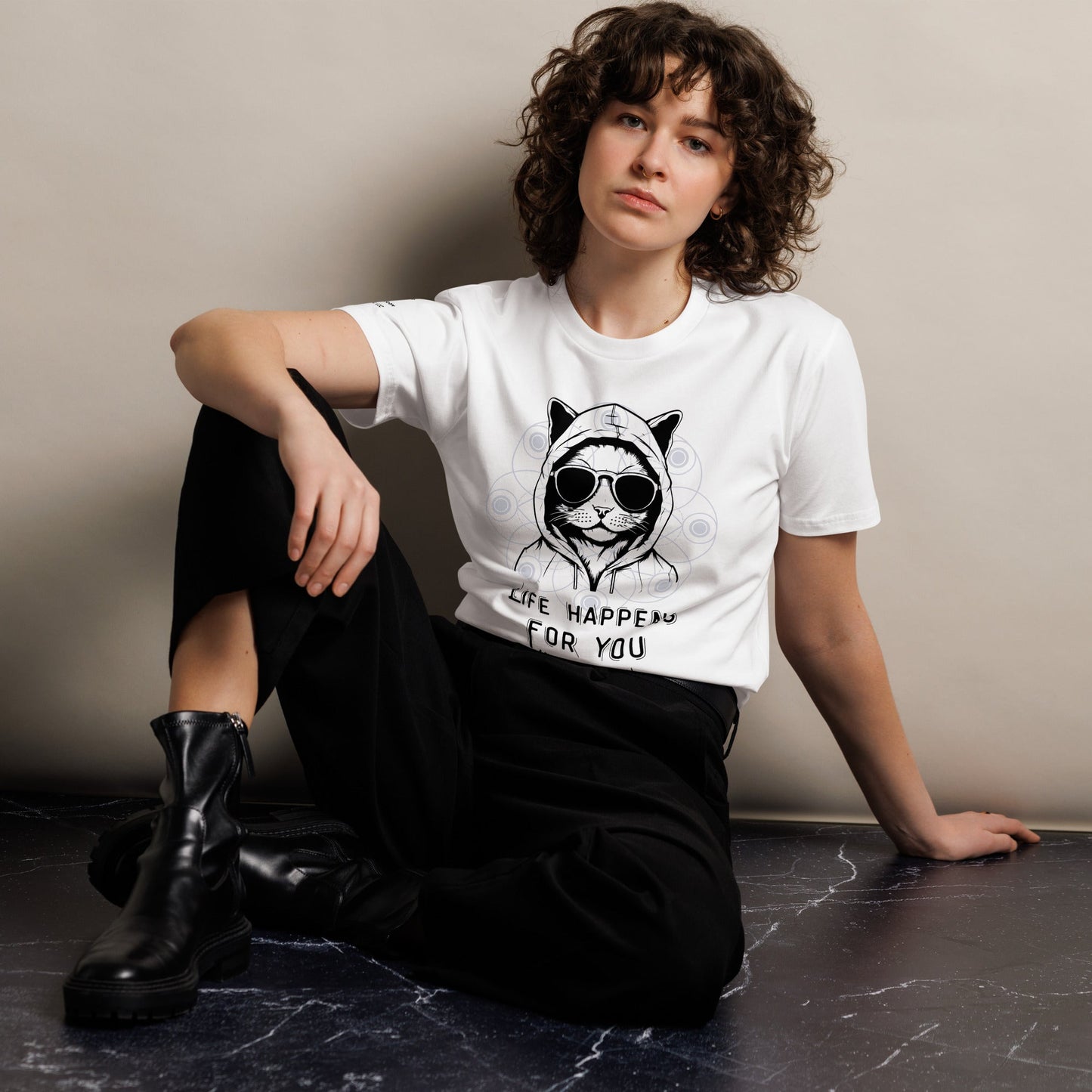 Life Happens For You Unisex Premium Tee - My Social Cat Bonafide Boutique LLCLife Happens For You Unisex Premium TeeT-shirtMy Social Cat Bonafide Boutique LLCNaturalScatfor